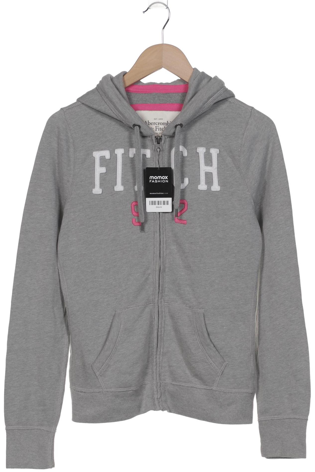 

Abercrombie & Fitch Damen Kapuzenpullover, grau, Gr. 42