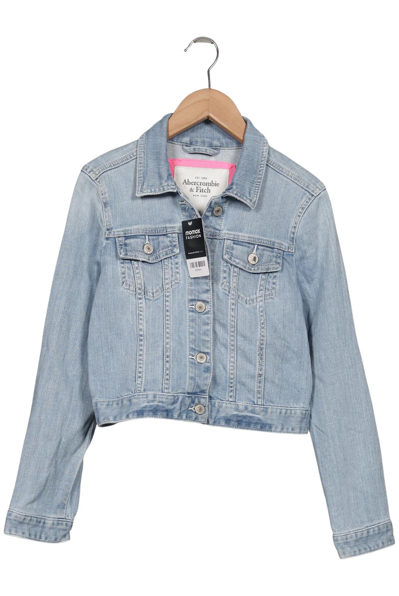 

Abercrombie & Fitch Damen Jacke, hellblau, Gr. 38