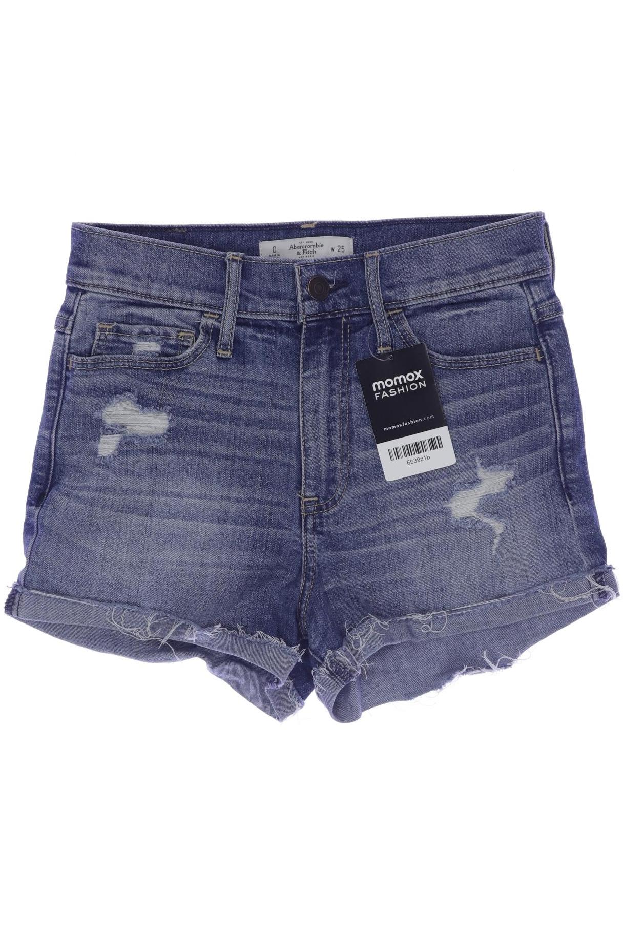 

Abercrombie & Fitch Damen Shorts, blau, Gr. 25