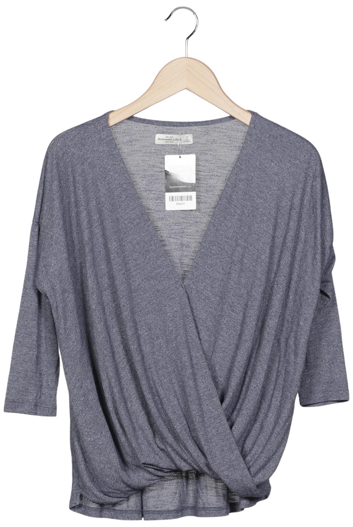 

Abercrombie & Fitch Damen Langarmshirt, grau, Gr. 36