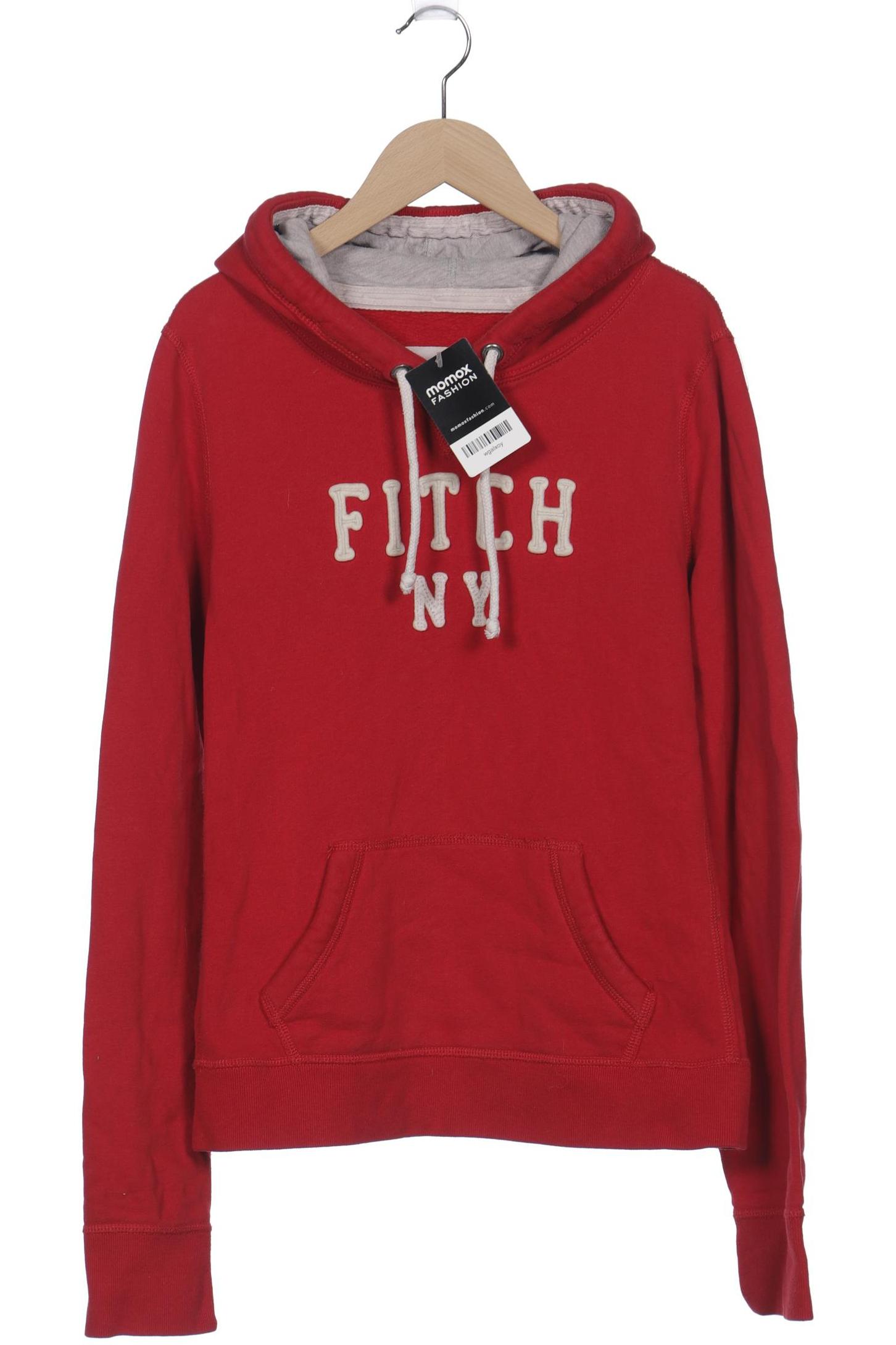 

Abercrombie & Fitch Damen Kapuzenpullover, rot, Gr. 42