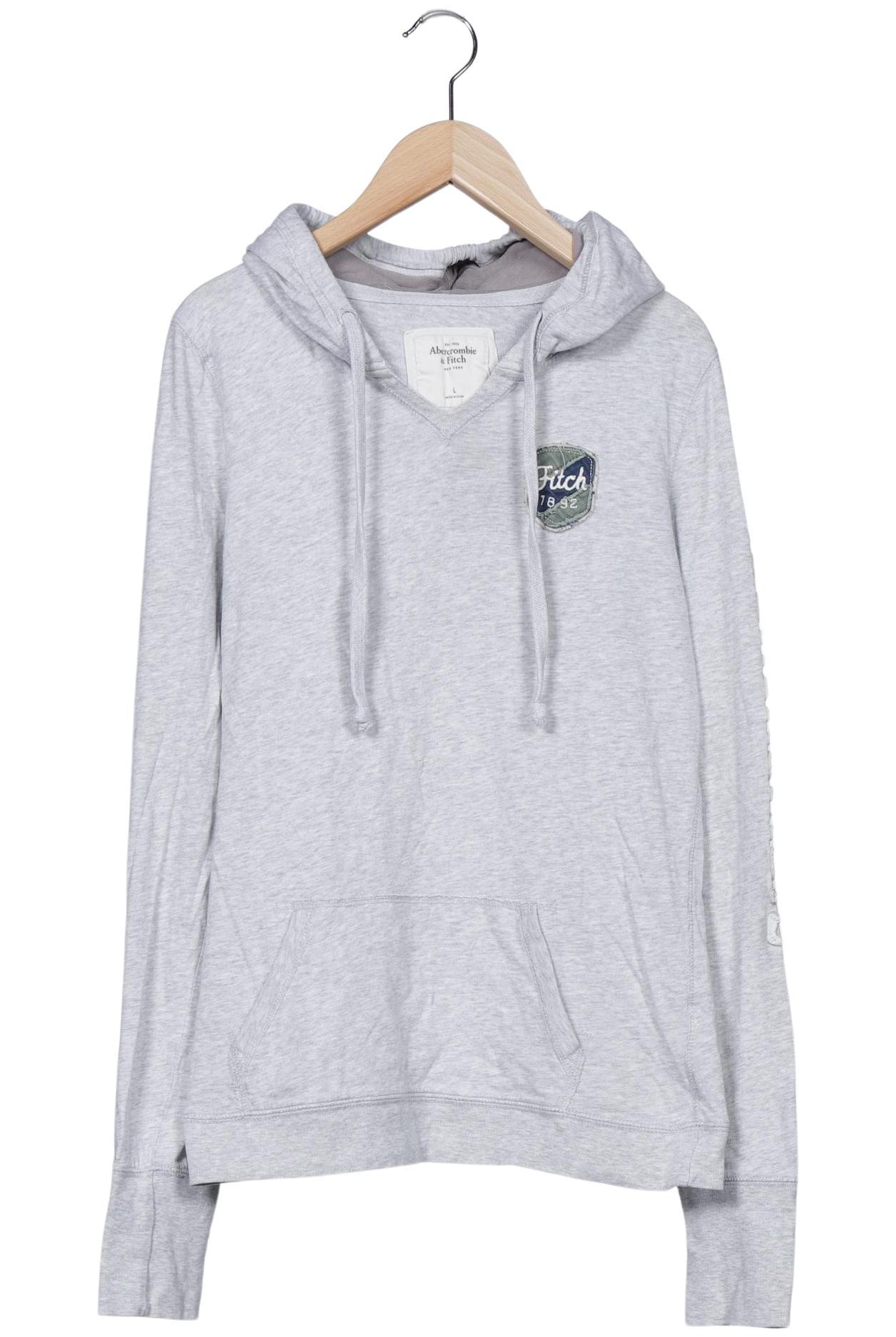 

Abercrombie & Fitch Damen Kapuzenpullover, grau, Gr. 42