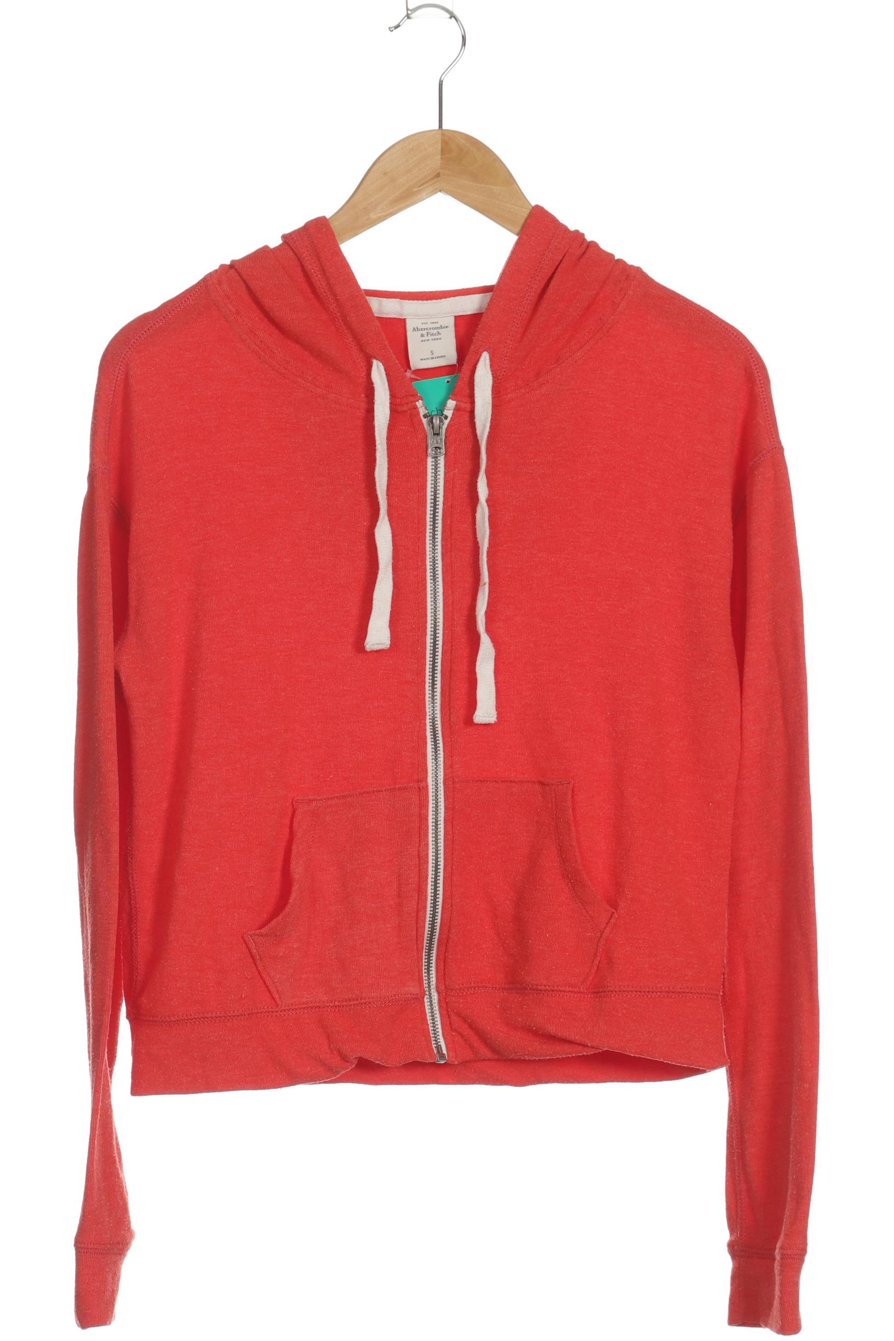 

Abercrombie & Fitch Damen Kapuzenpullover, rot, Gr. 36