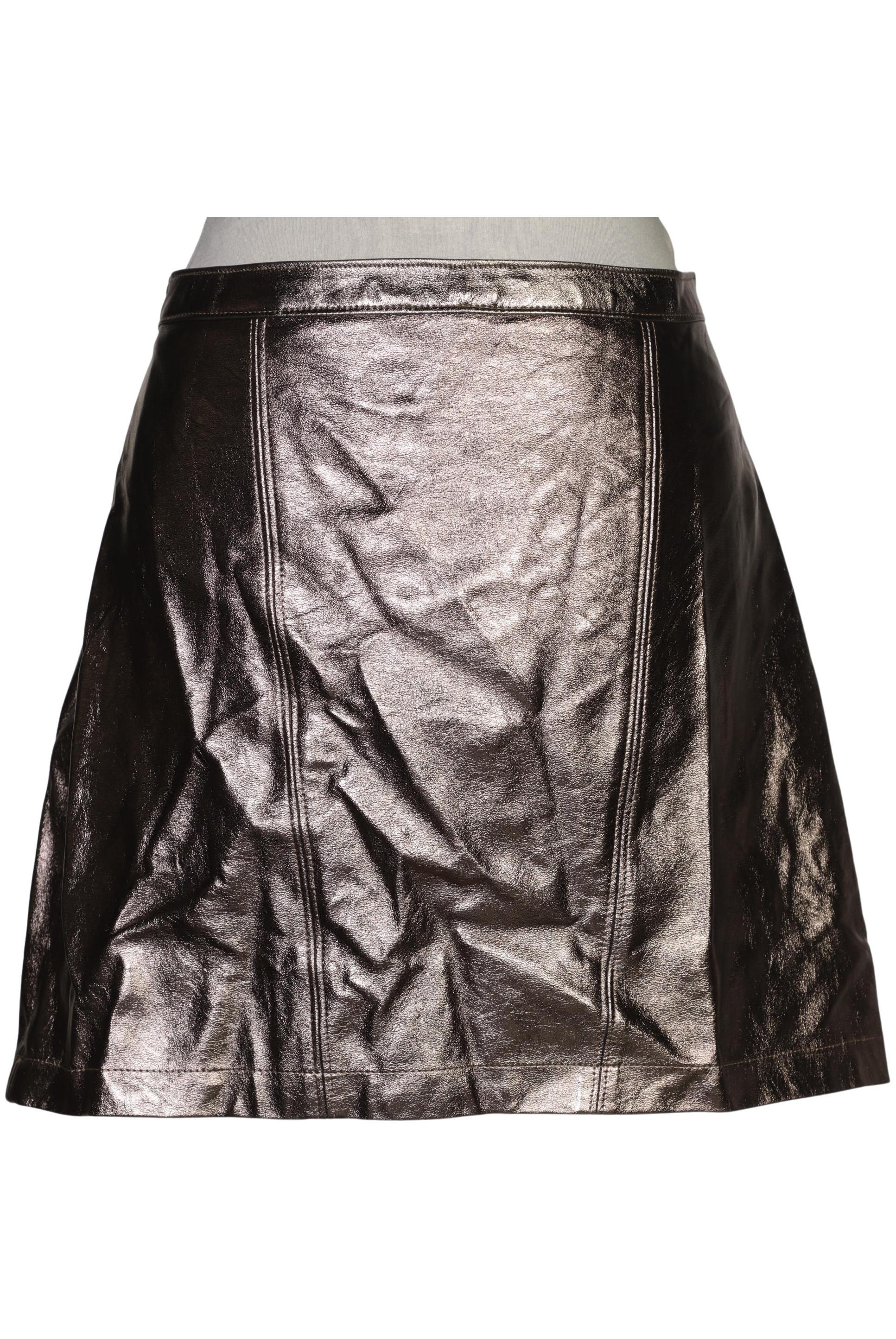 

Abercrombie & Fitch Damen Rock, silber, Gr. 38