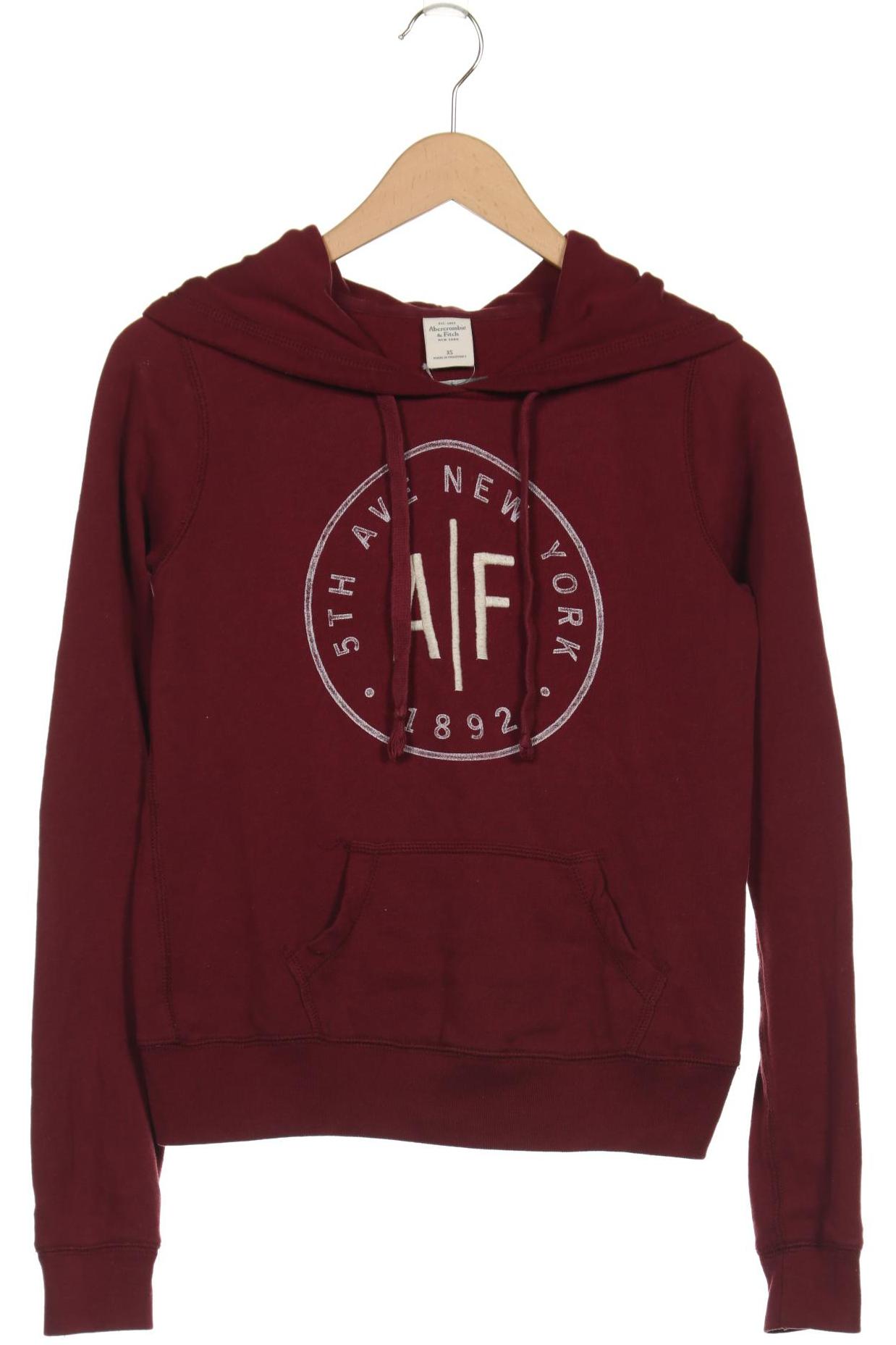 

Abercrombie & Fitch Damen Kapuzenpullover, bordeaux