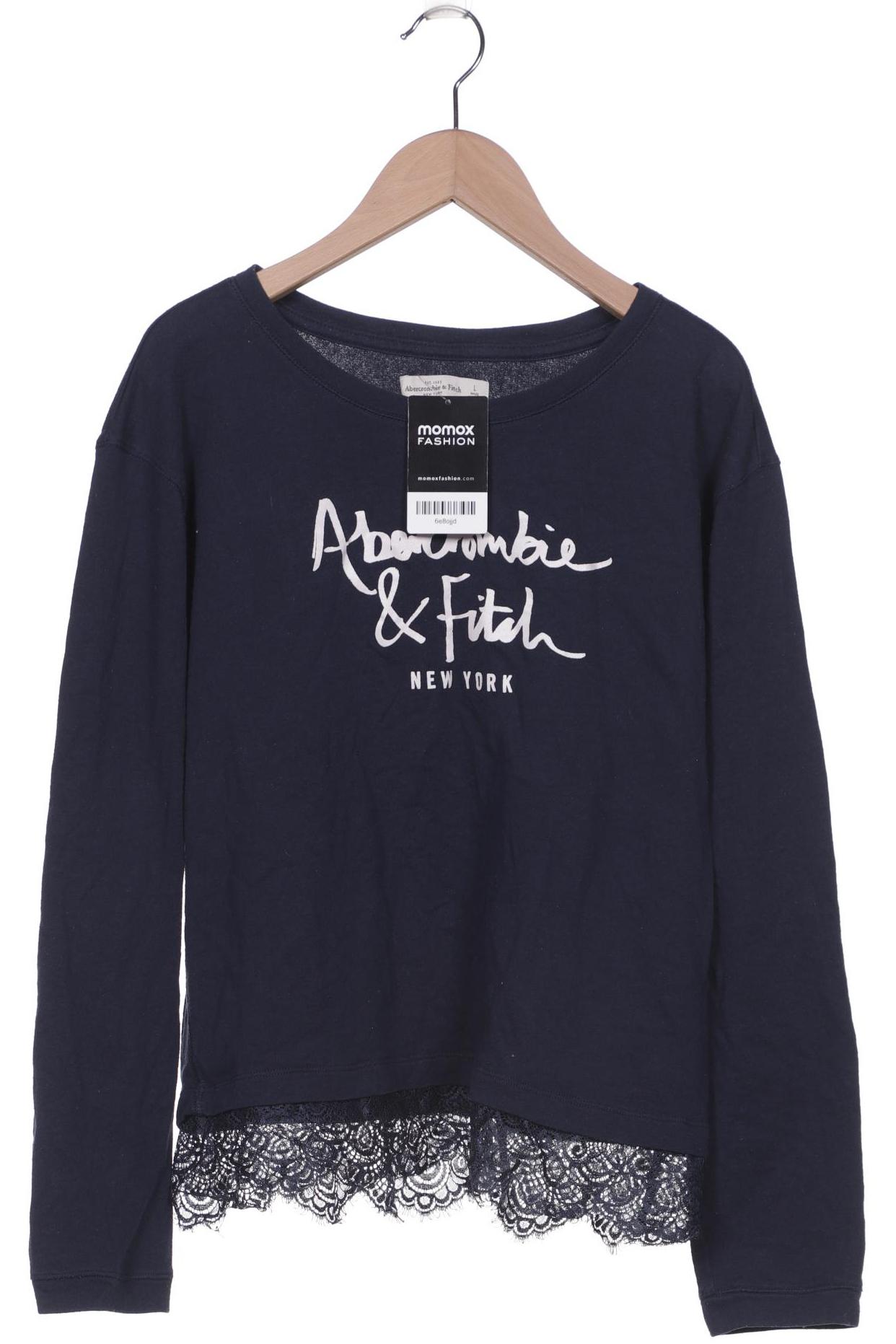 

Abercrombie & Fitch Damen Langarmshirt, marineblau