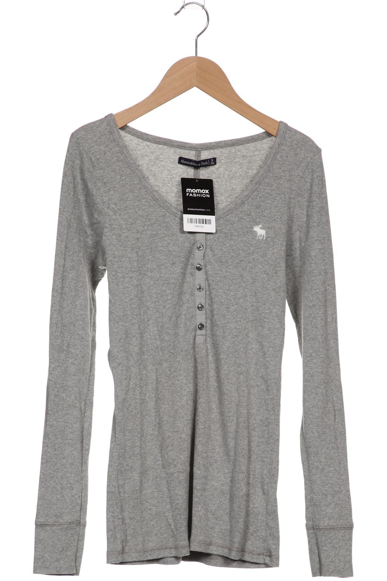 

Abercrombie & Fitch Damen Langarmshirt, grau