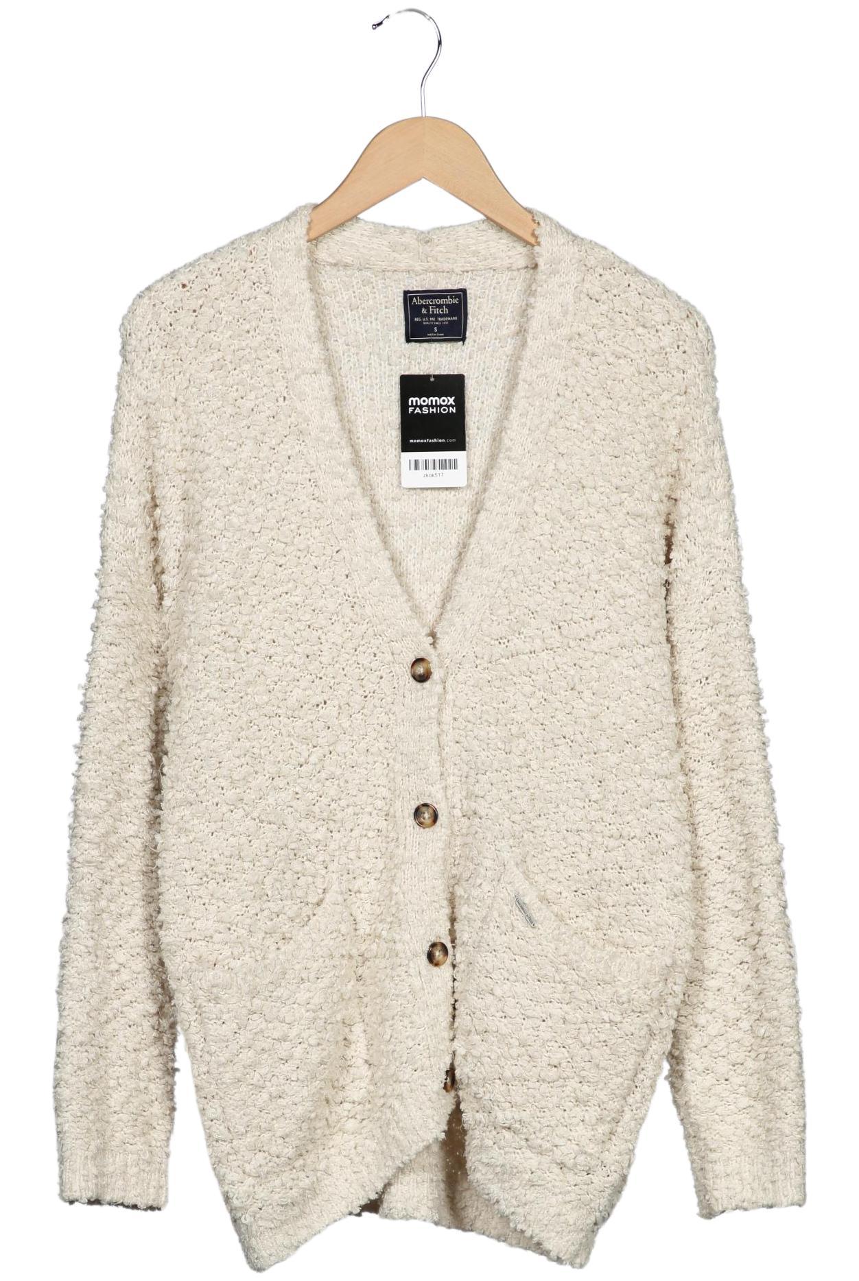 

Abercrombie & Fitch Damen Strickjacke, cremeweiß, Gr. 36