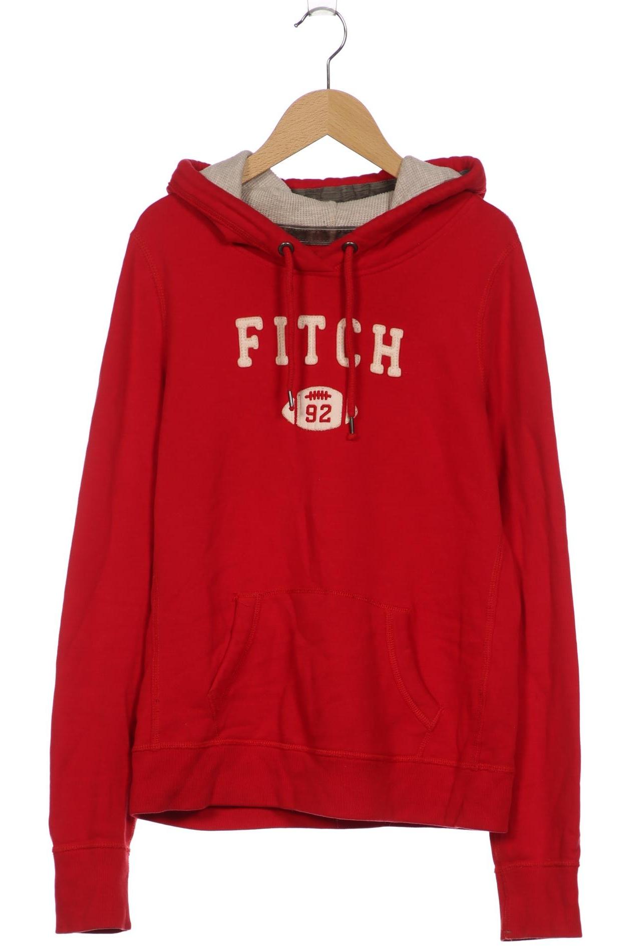 

Abercrombie & Fitch Damen Kapuzenpullover, rot, Gr. 42