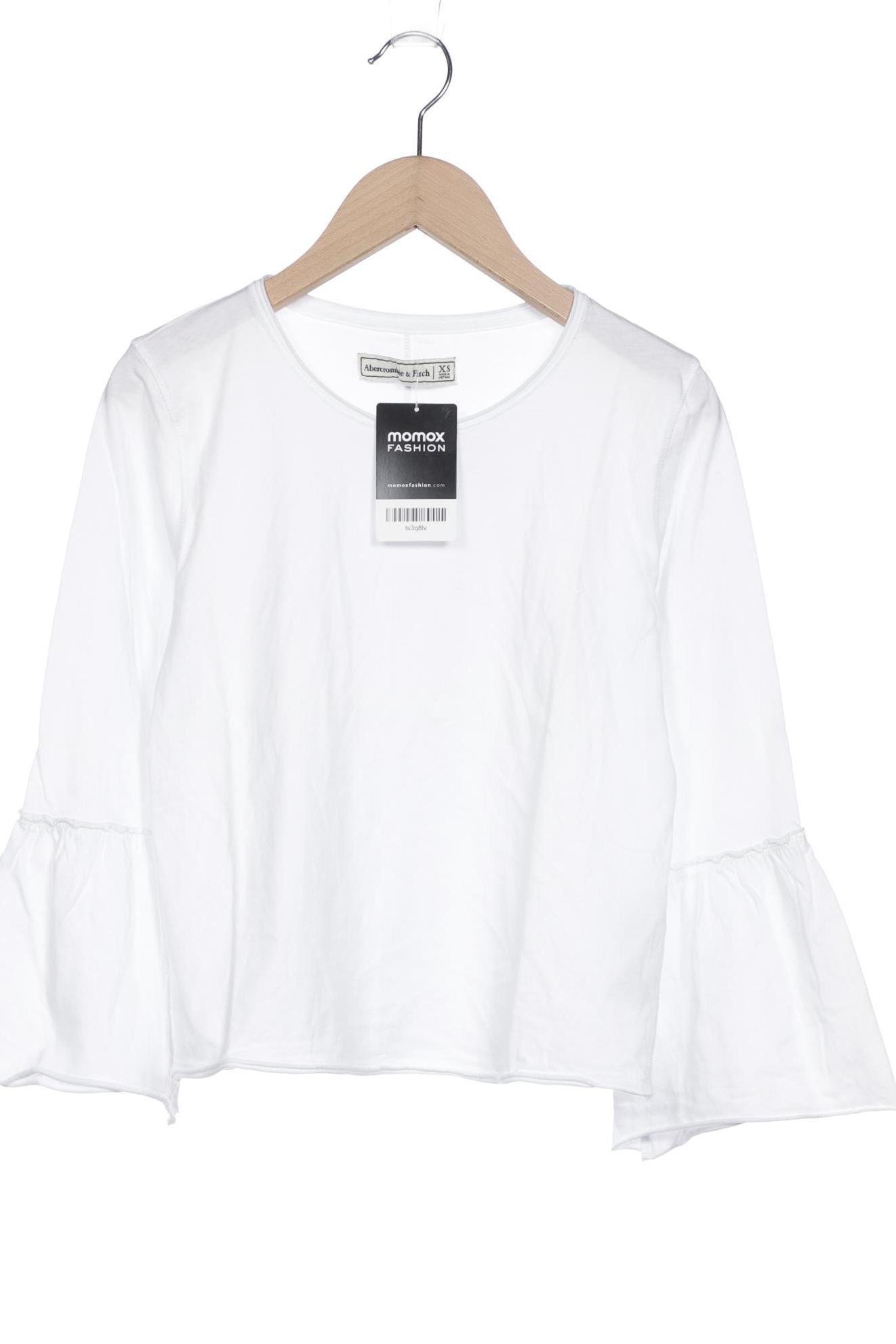

Abercrombie & Fitch Damen Langarmshirt, weiß