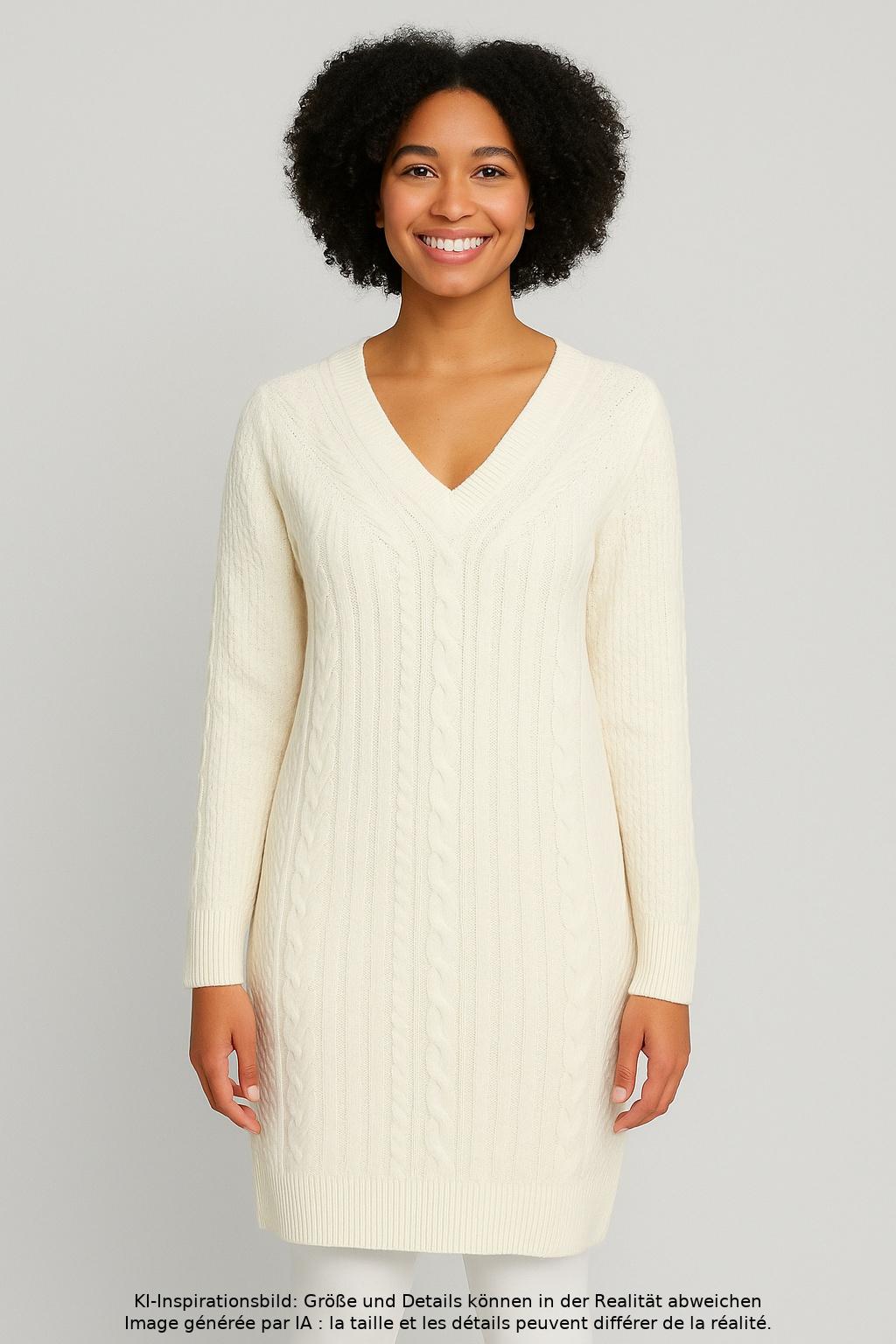 

Abercrombie & Fitch Damen Kleid, cremeweiß, Gr. 38