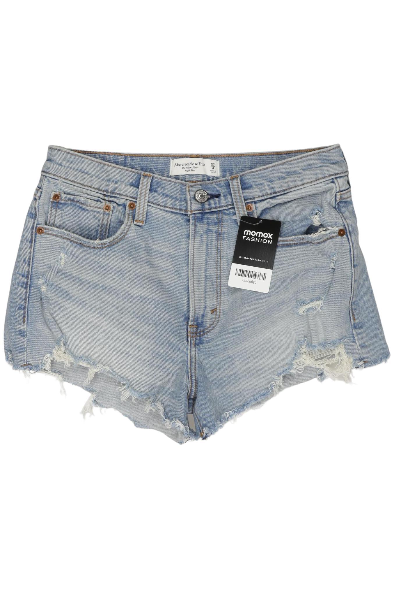 

Abercrombie & Fitch Damen Shorts, blau, Gr. 27
