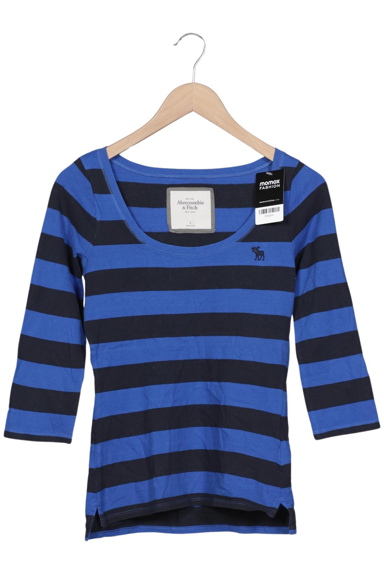 

Abercrombie & Fitch Damen Langarmshirt, marineblau, Gr. 36