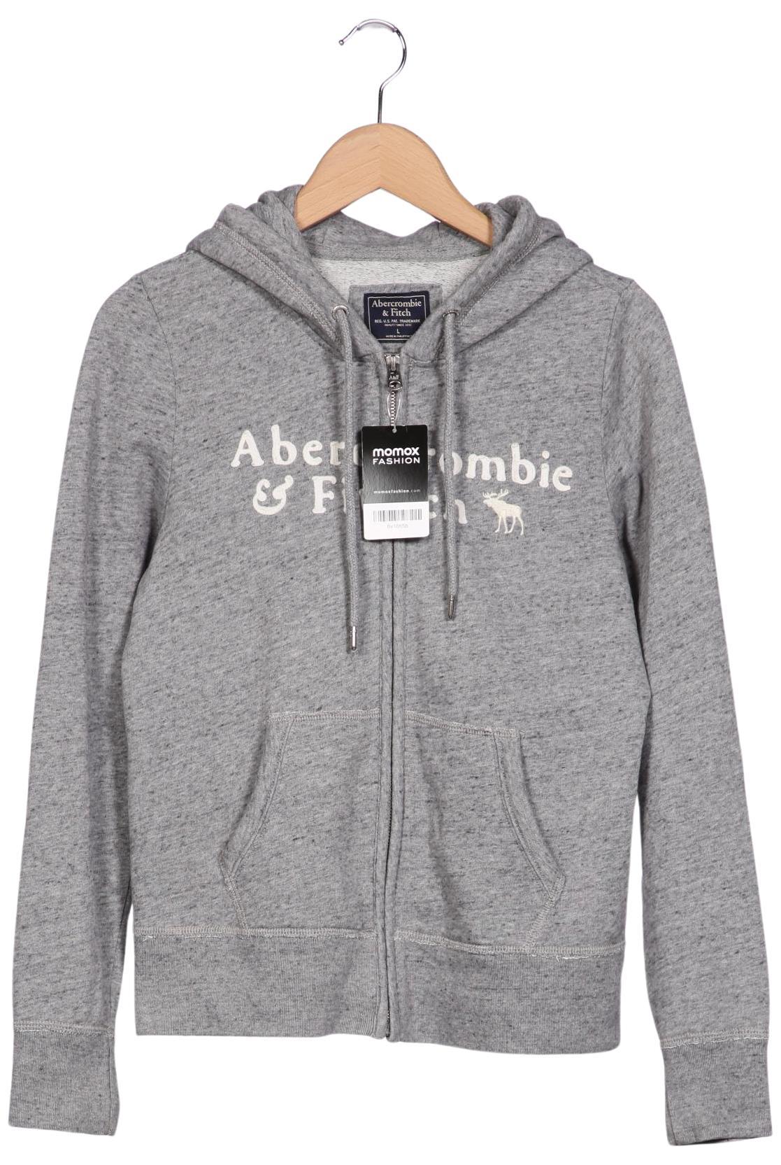 

Abercrombie & Fitch Damen Kapuzenpullover, grau, Gr. 42