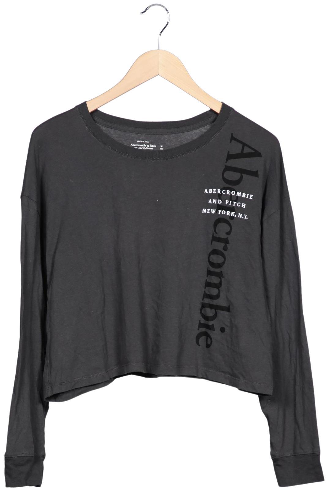 

Abercrombie & Fitch Damen Langarmshirt, grau, Gr. 38