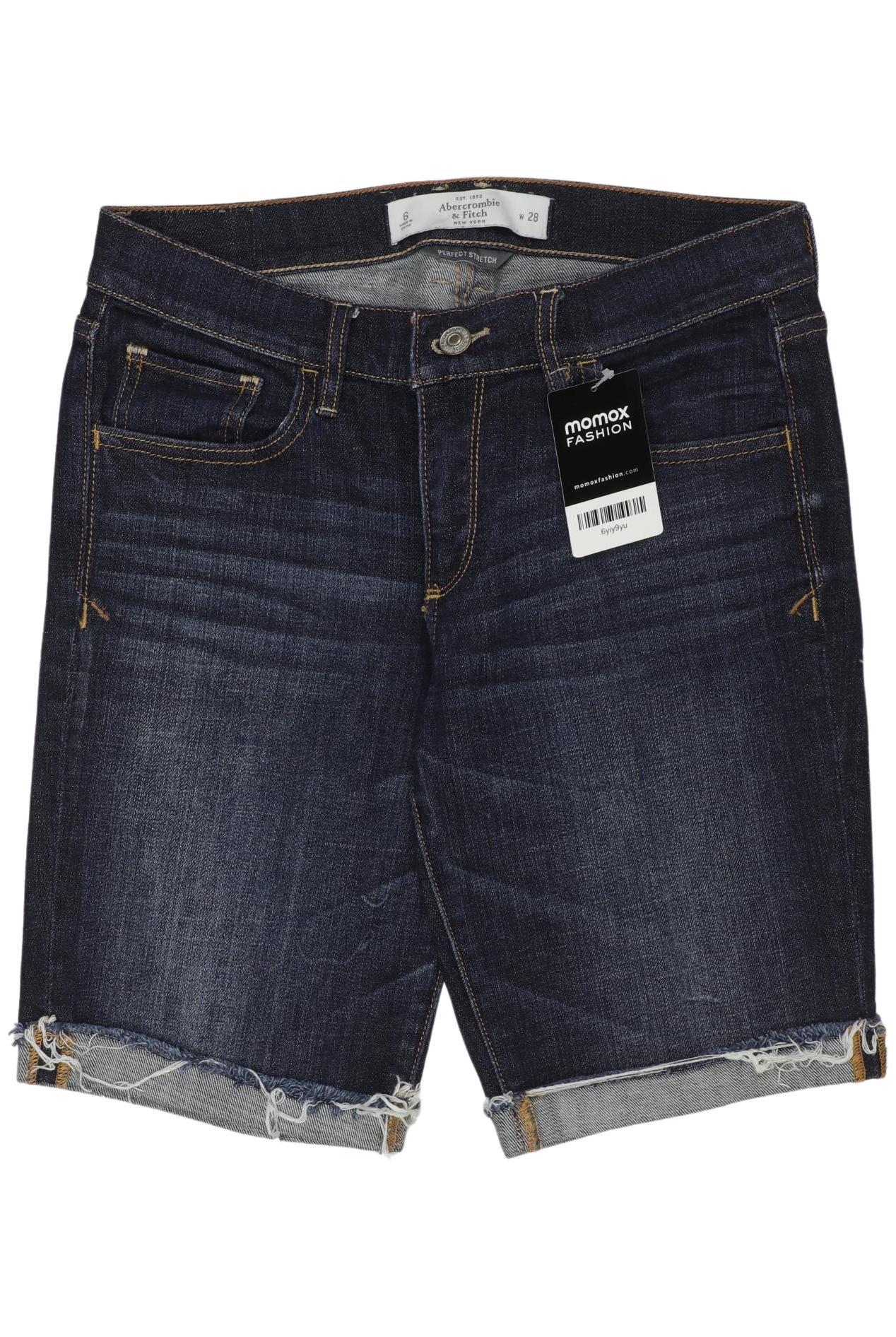 

Abercrombie & Fitch Damen Shorts, marineblau, Gr. 28