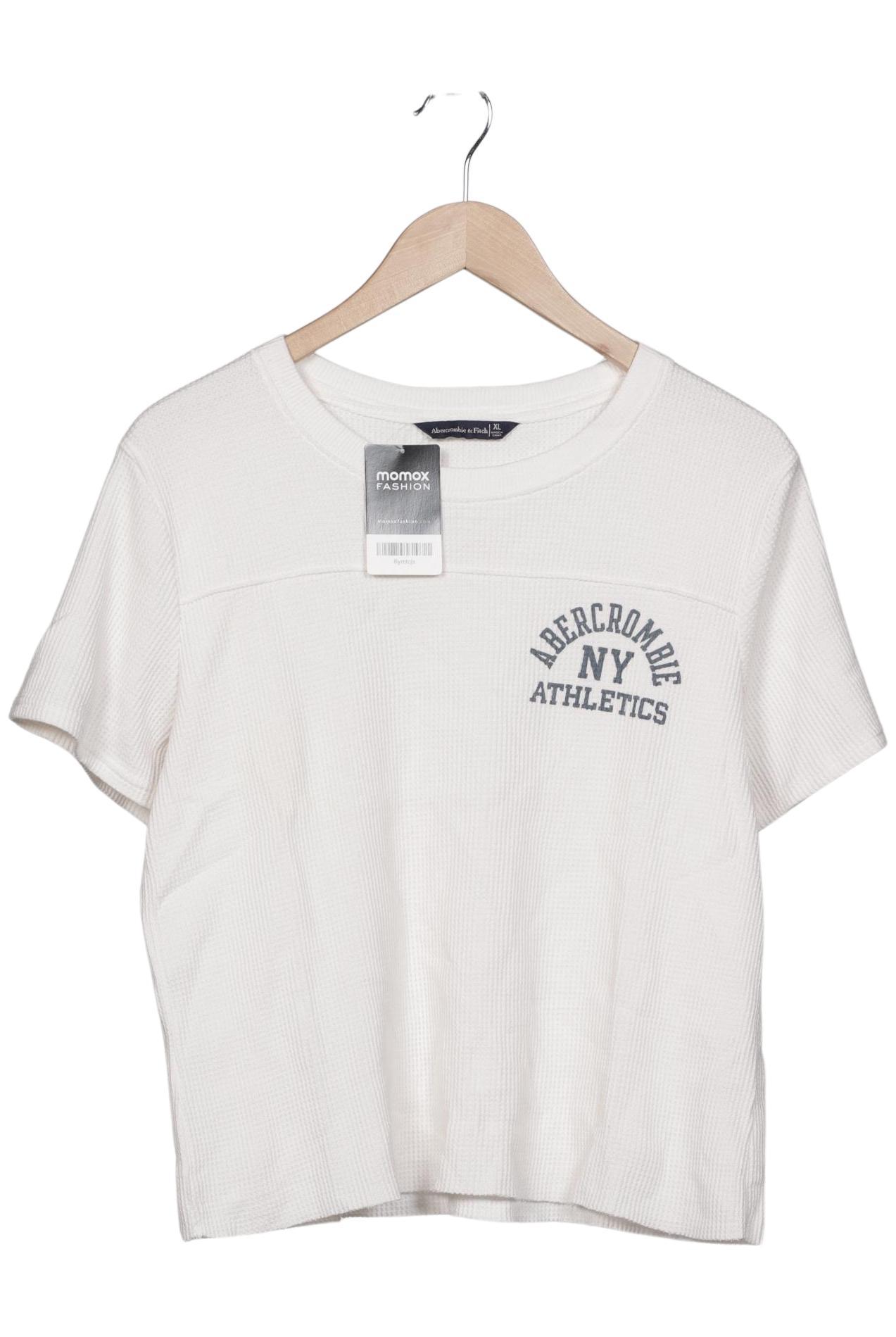 

Abercrombie & Fitch Damen T-Shirt, cremeweiß, Gr. 44