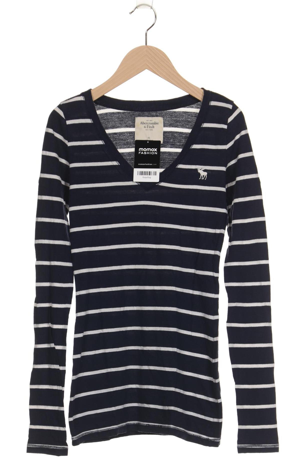 

Abercrombie & Fitch Damen Langarmshirt, marineblau, Gr. 34