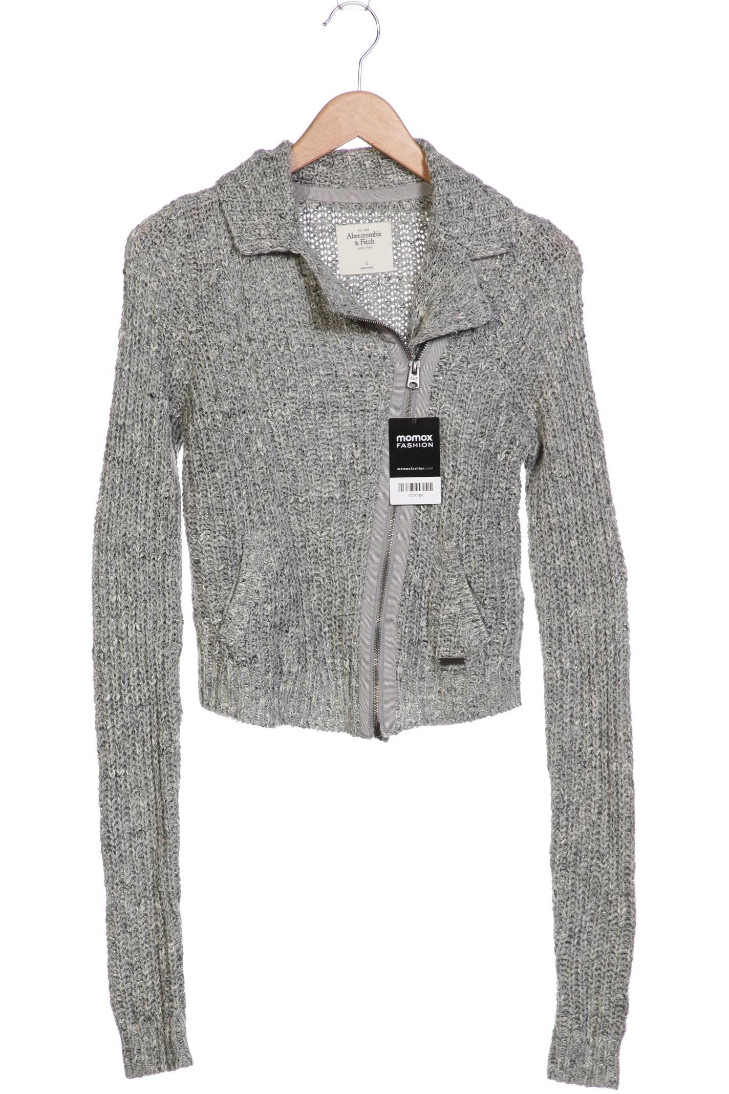 

Abercrombie & Fitch Damen Strickjacke, grau