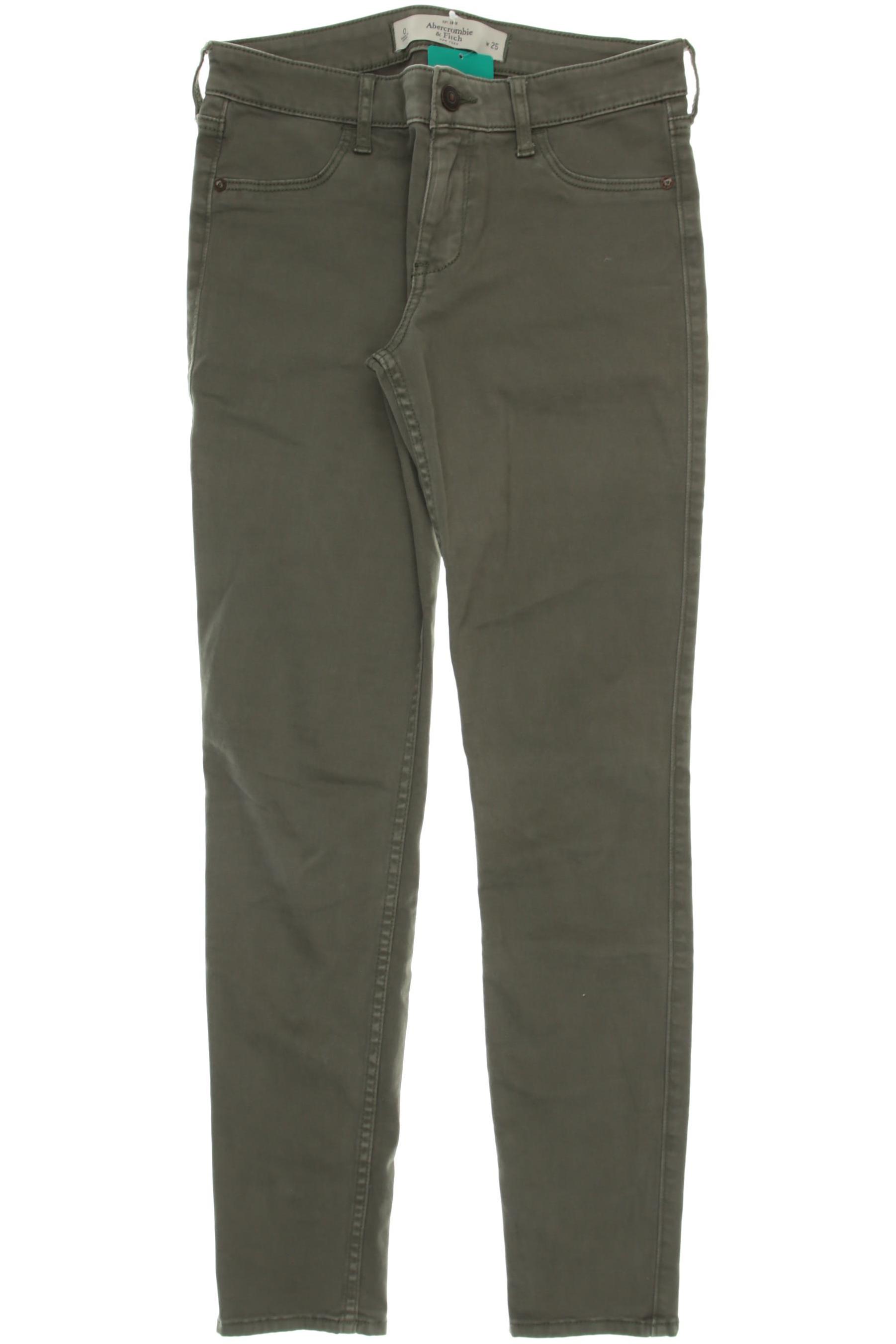 

Abercrombie & Fitch Damen Jeans, grün, Gr. 25