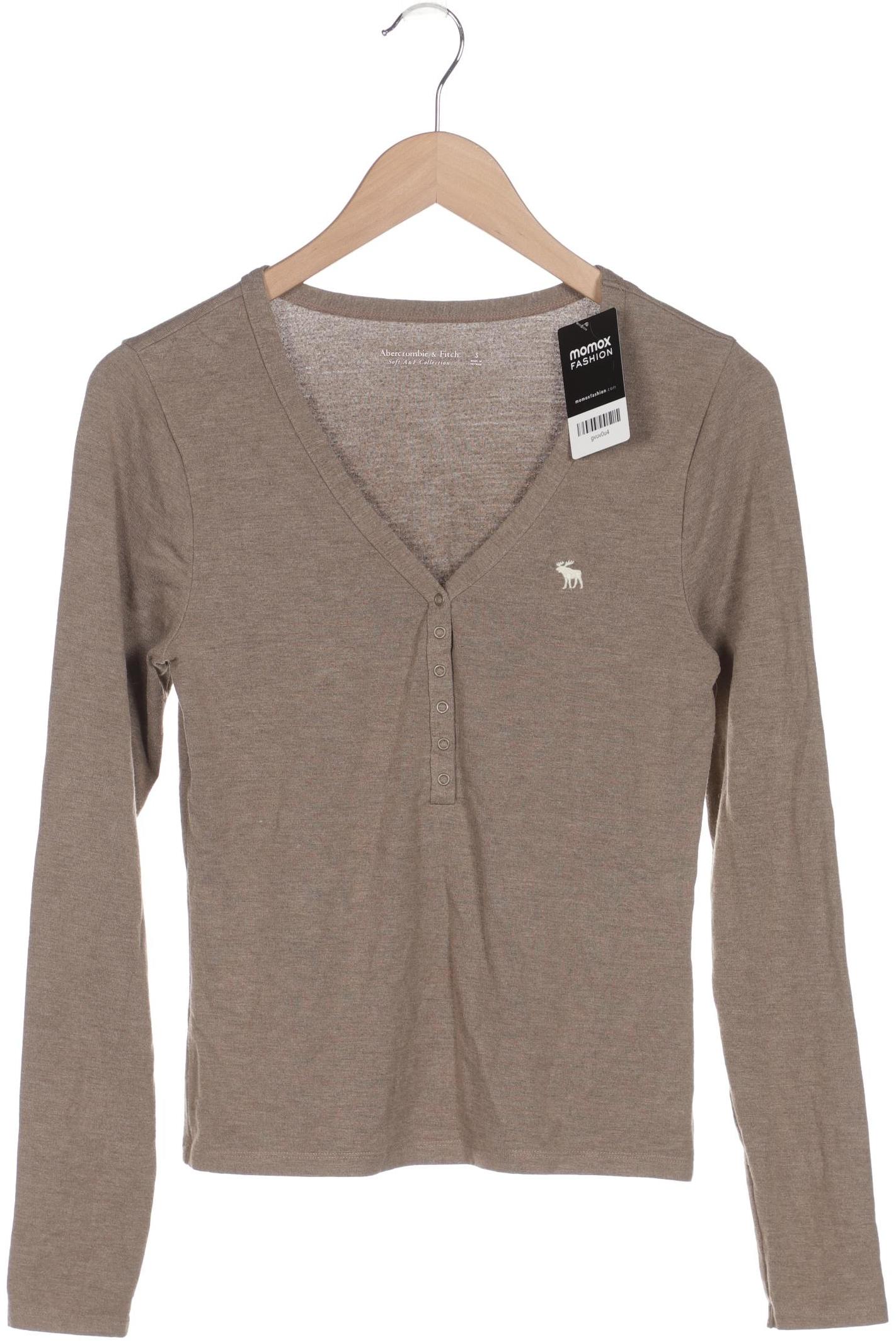 

Abercrombie & Fitch Damen Langarmshirt, braun, Gr. 36