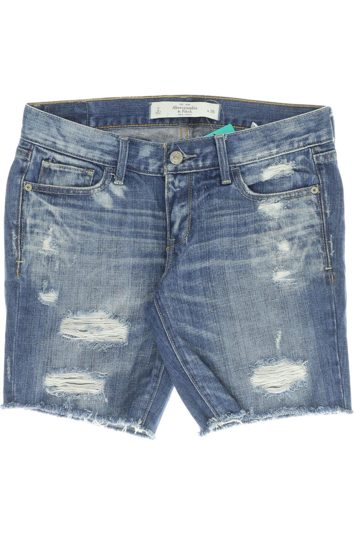 

Abercrombie & Fitch Damen Shorts, blau, Gr. 26