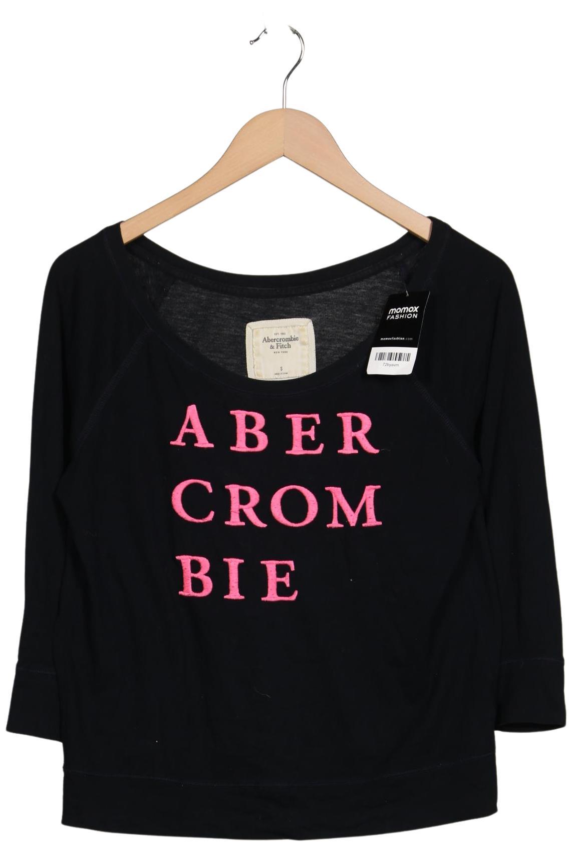 

Abercrombie & Fitch Damen Langarmshirt, schwarz, Gr. 36