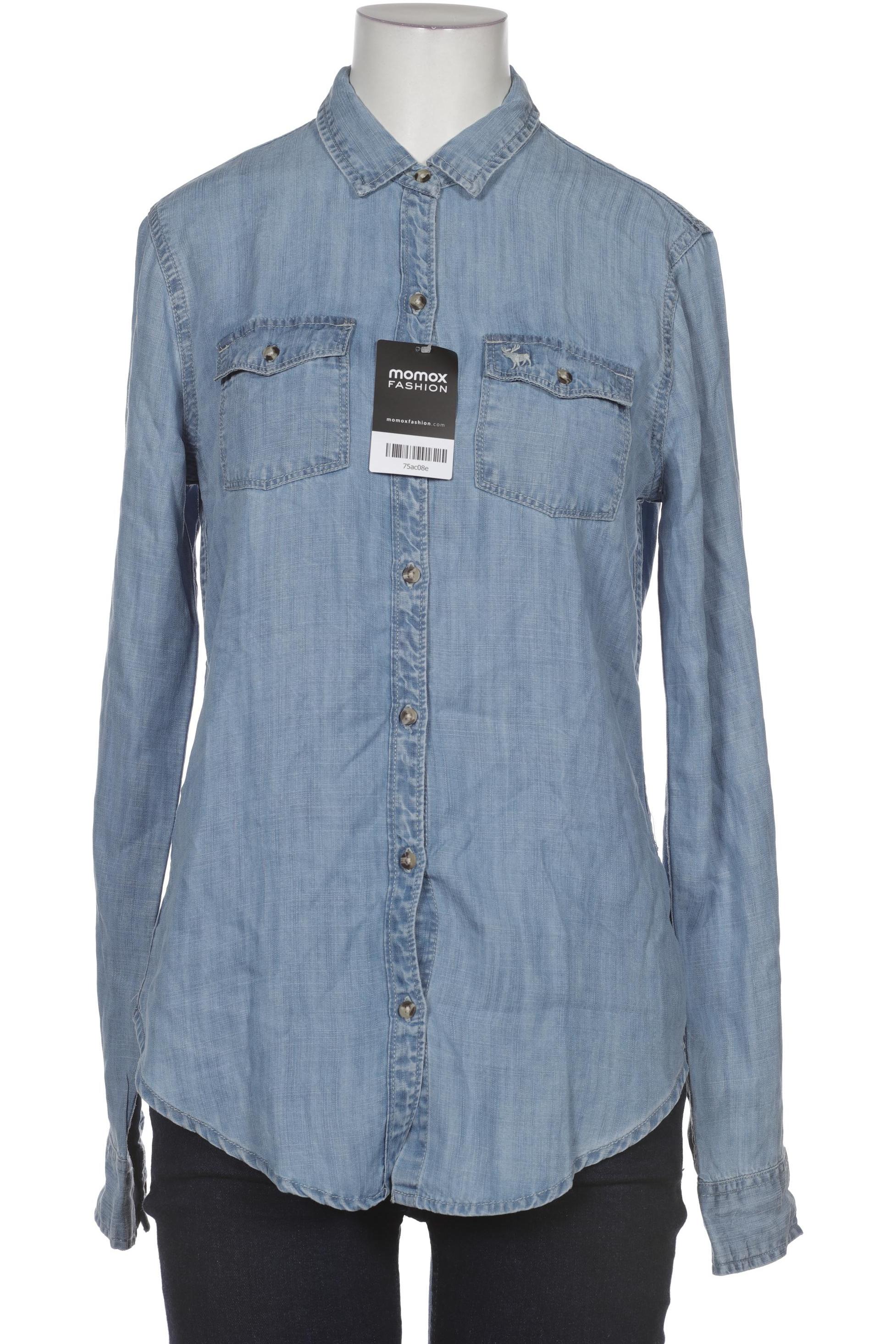 

Abercrombie & Fitch Damen Bluse, blau, Gr. 34