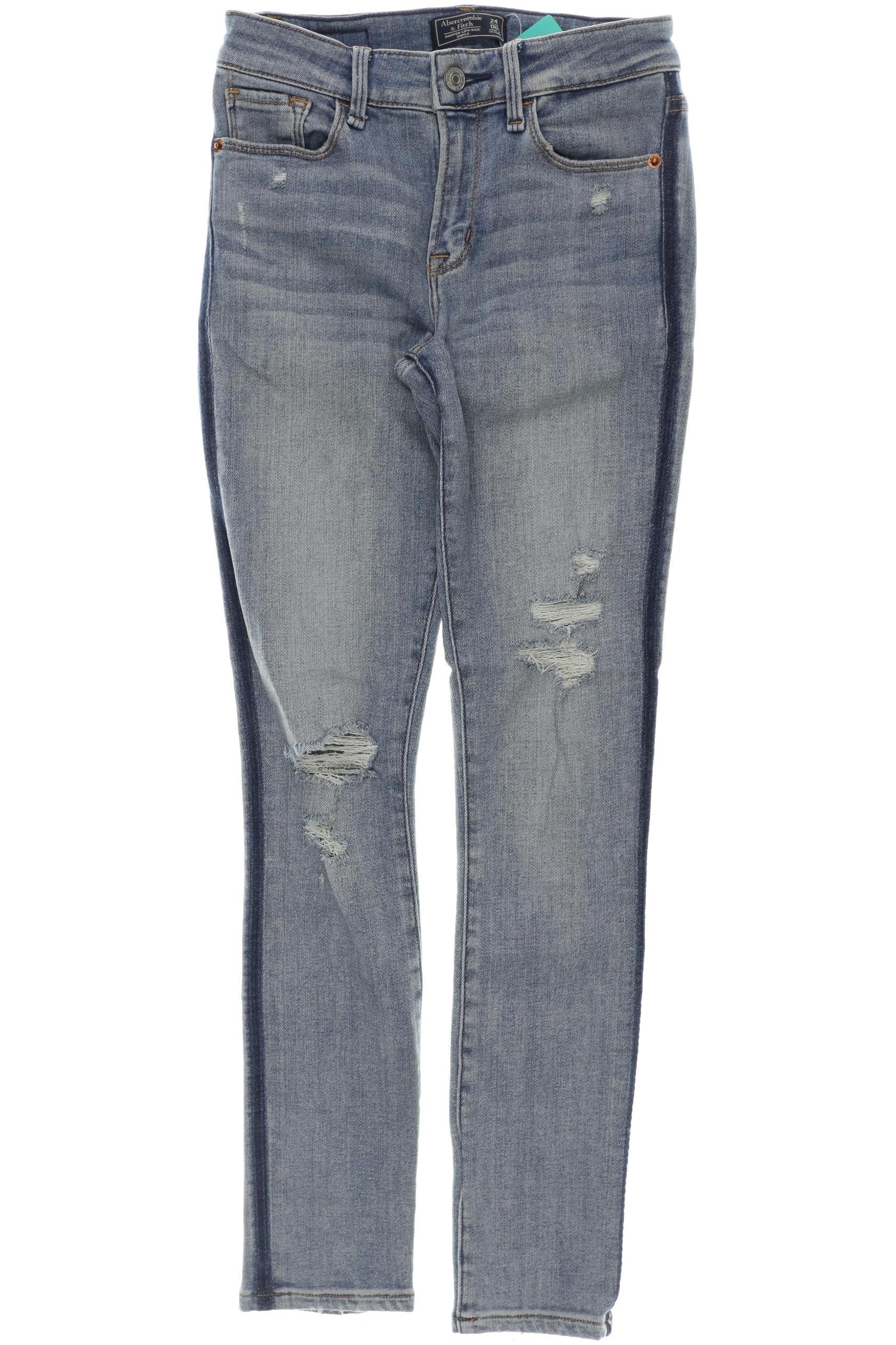 

Abercrombie & Fitch Damen Jeans, blau, Gr. 24
