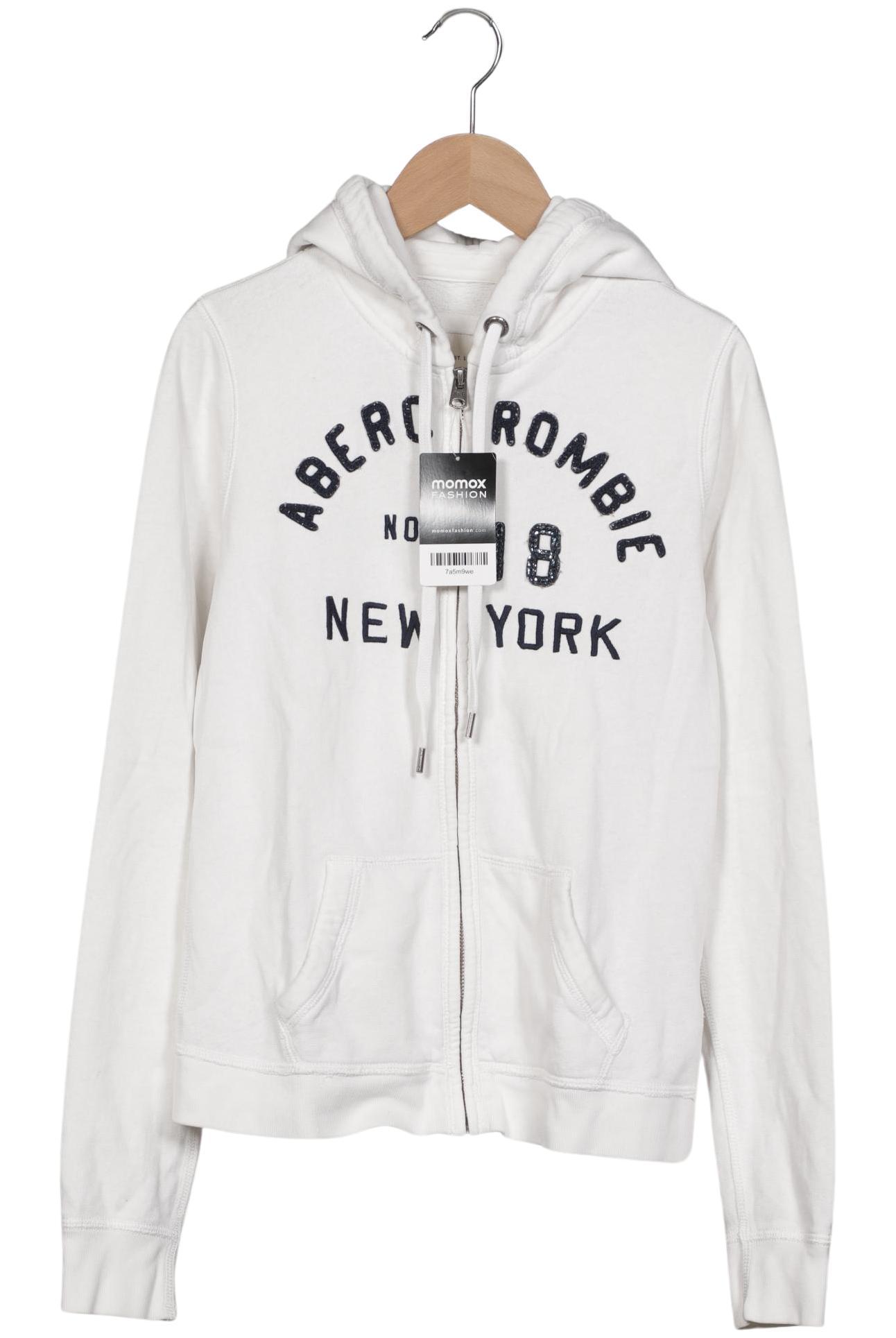

Abercrombie & Fitch Damen Kapuzenpullover, weiß, Gr. 36