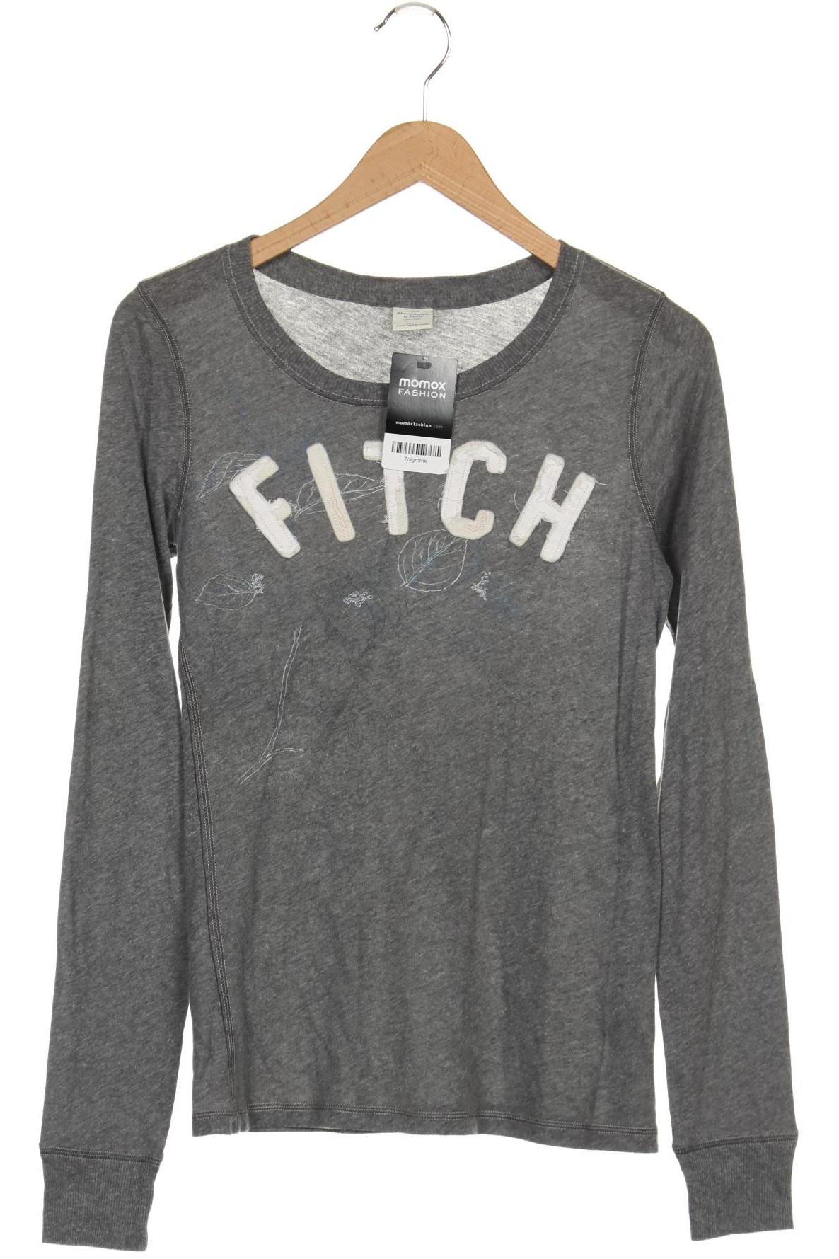 

Abercrombie & Fitch Damen Langarmshirt, grau