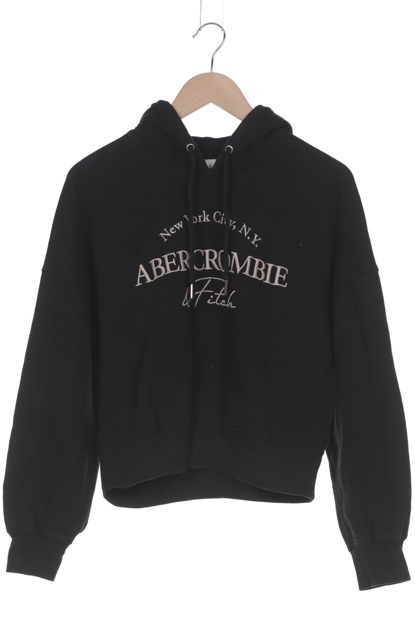 

Abercrombie & Fitch Damen Kapuzenpullover, schwarz, Gr. 36