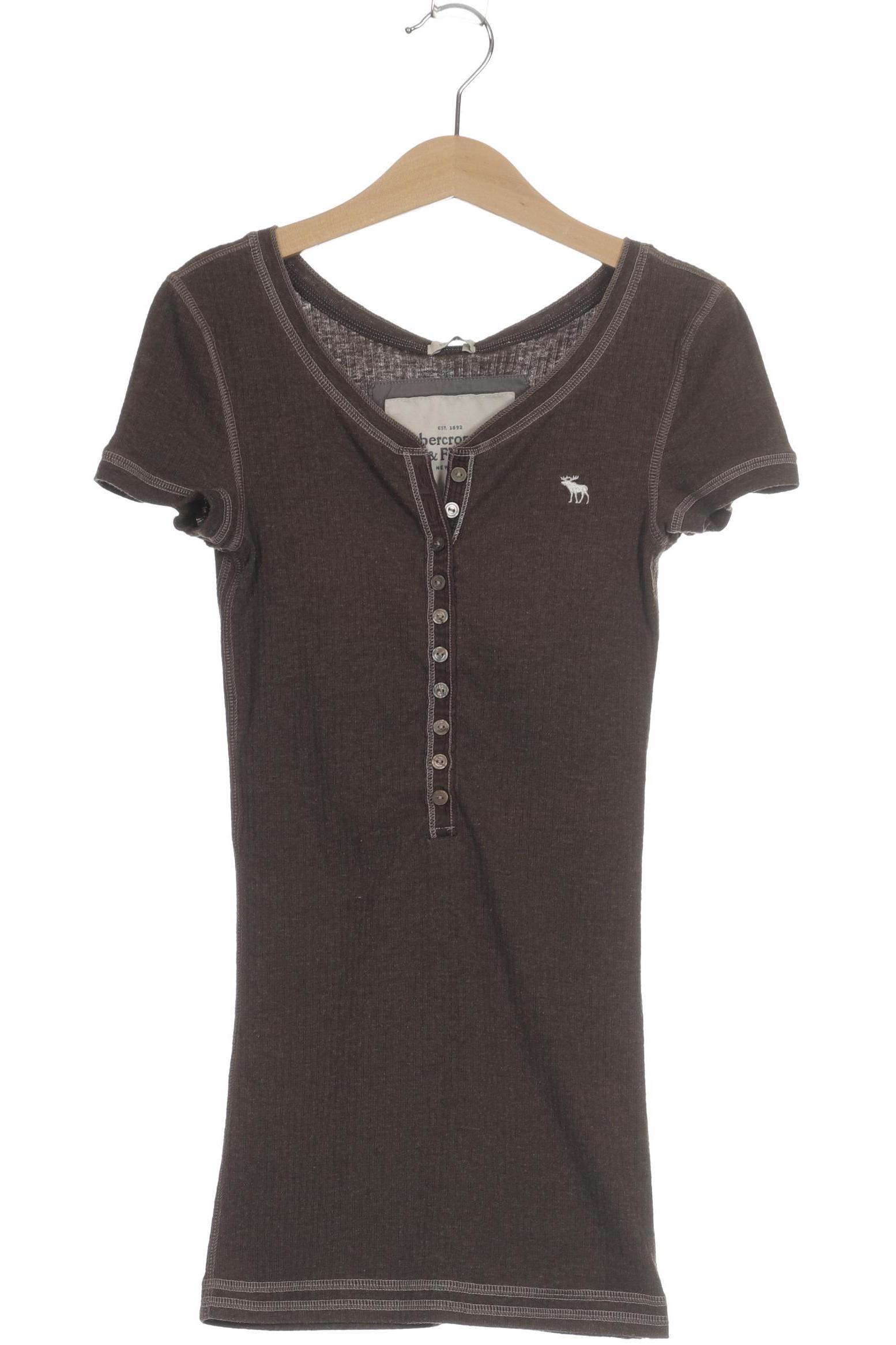 

Abercrombie & Fitch Damen T-Shirt, braun, Gr. 34