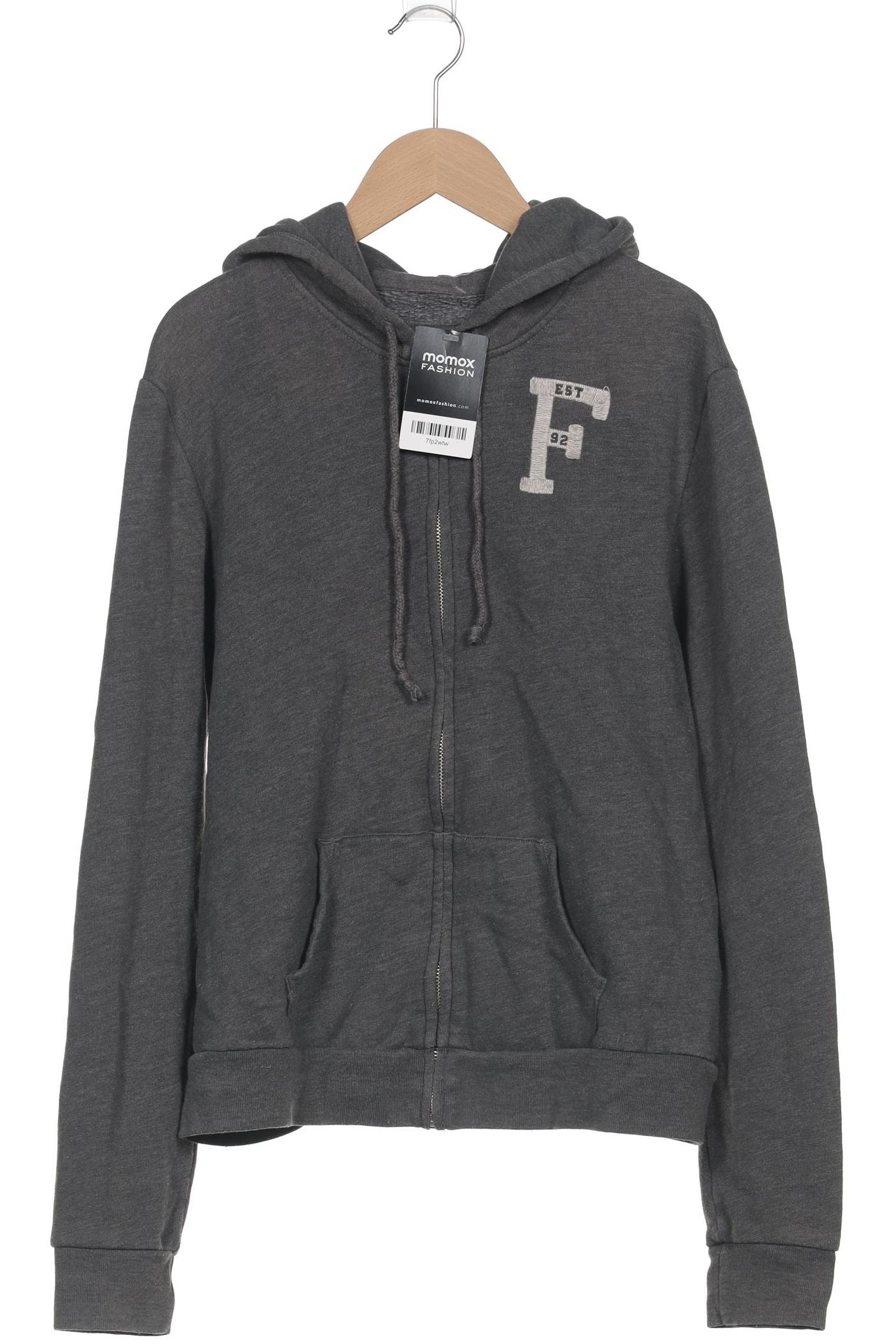 

Abercrombie & Fitch Damen Kapuzenpullover, grau, Gr. 42