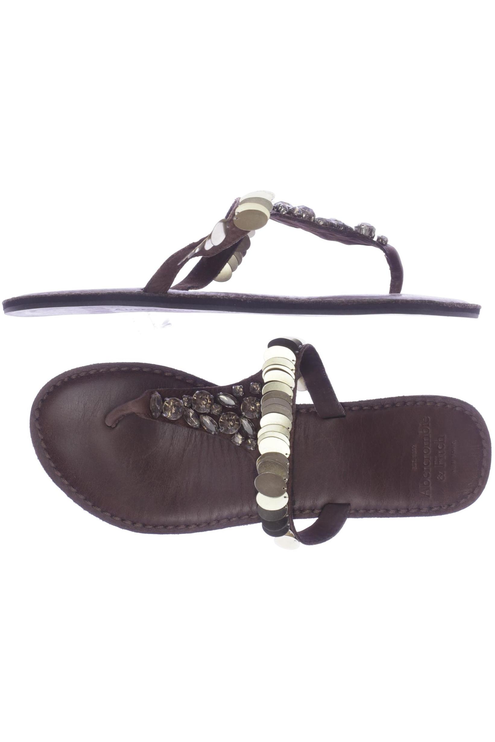 

Abercrombie & Fitch Damen Sandale, braun