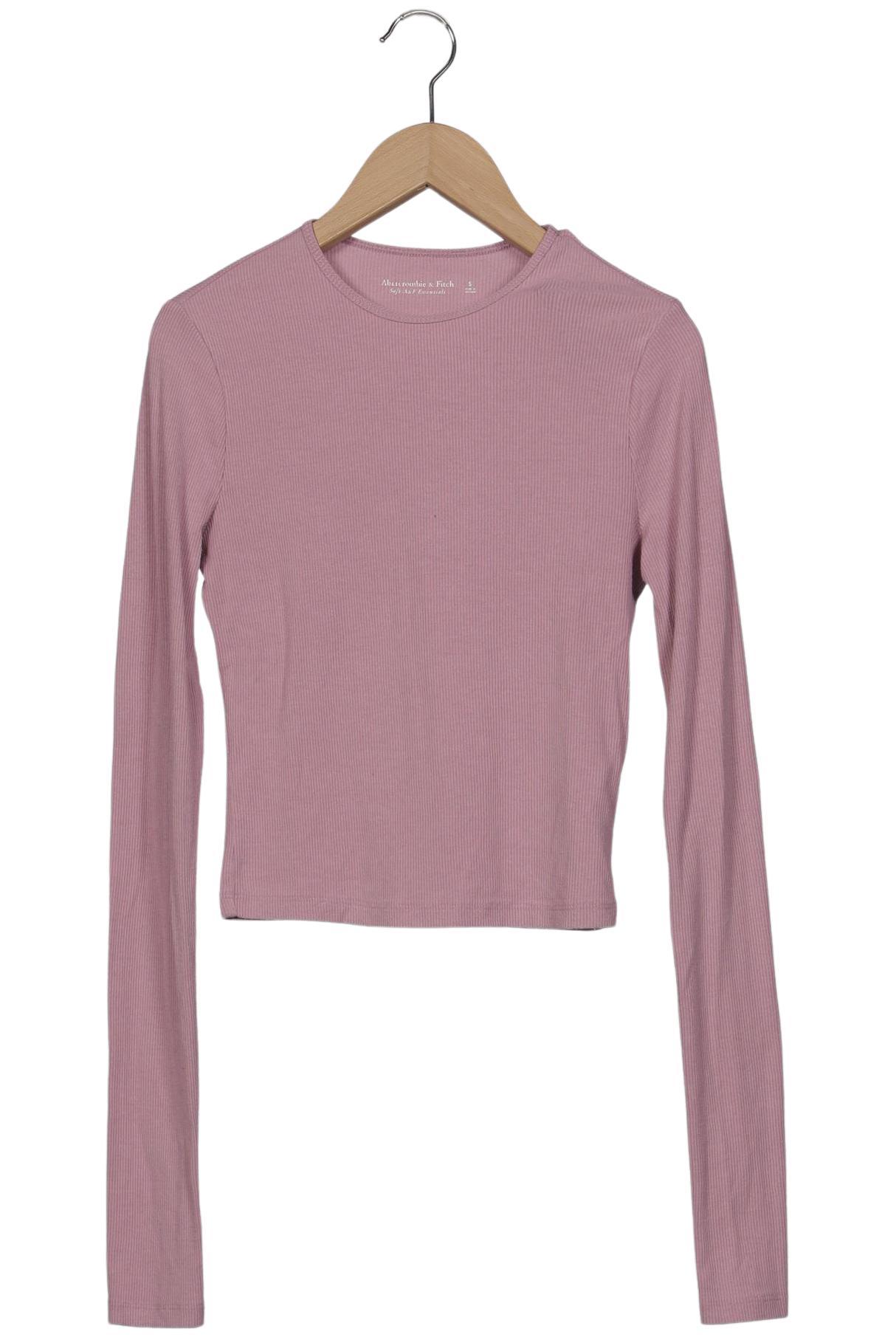 

Abercrombie & Fitch Damen Langarmshirt, pink, Gr. 36