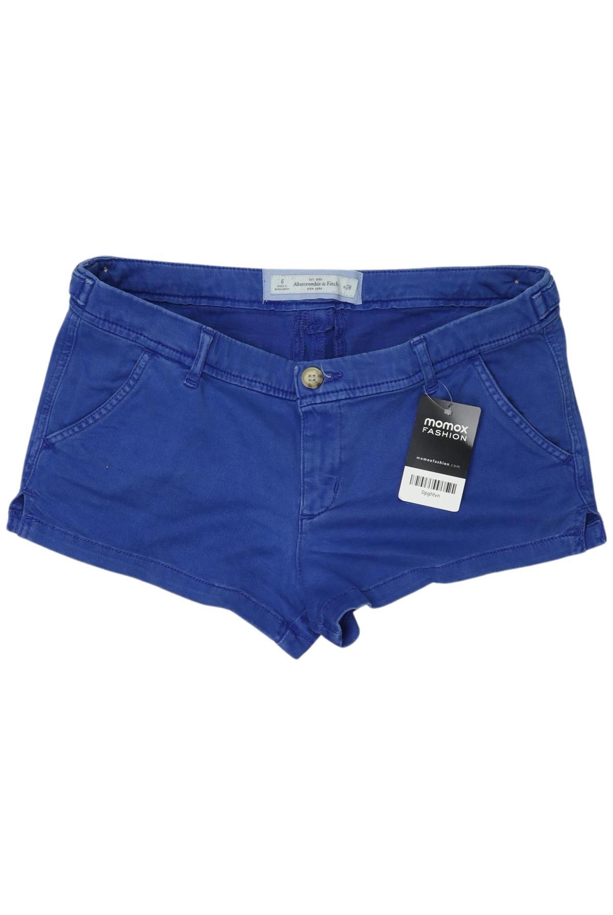 

Abercrombie & Fitch Damen Shorts, blau, Gr. 28