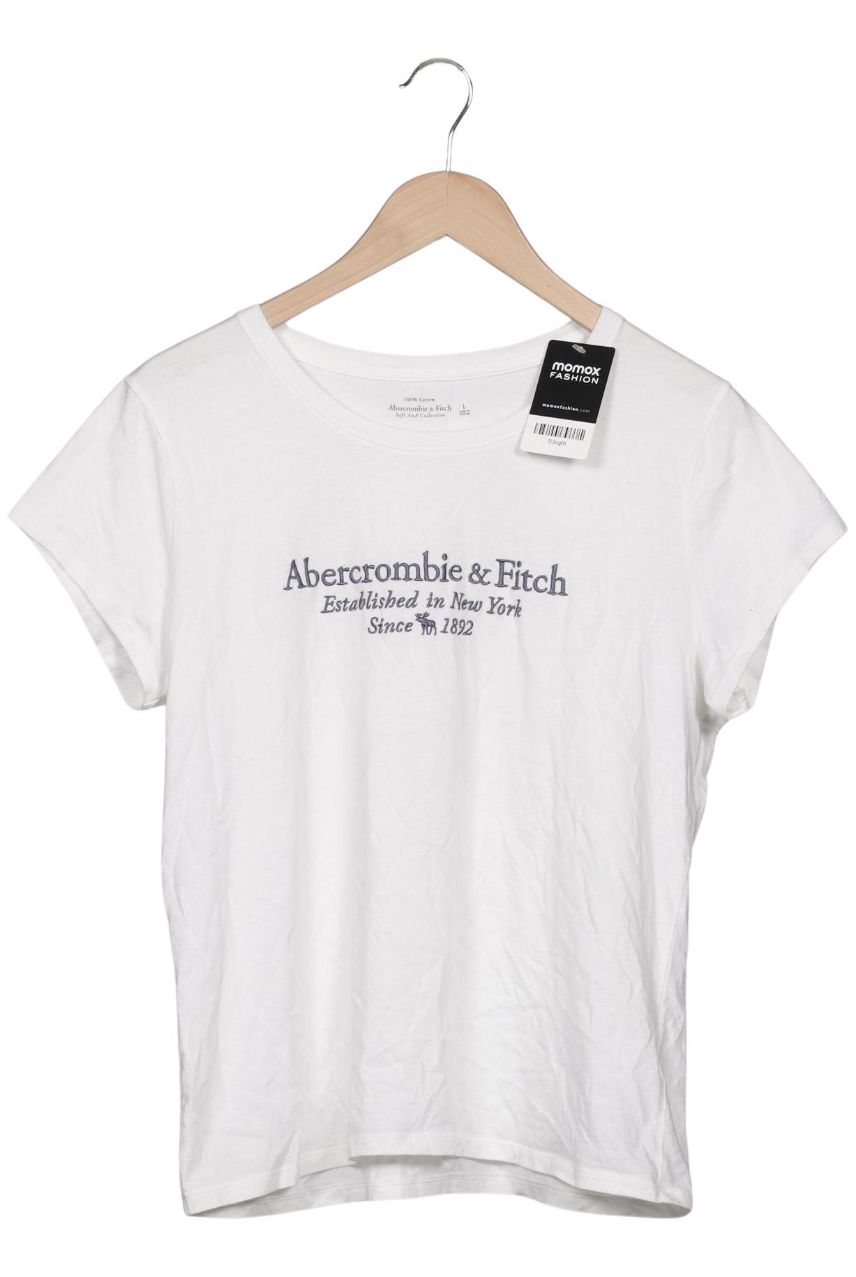 

Abercrombie & Fitch Damen T-Shirt, weiß, Gr. 42