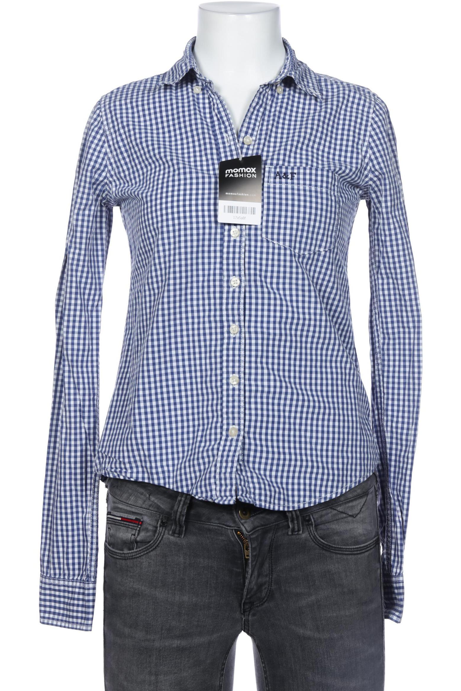 

Abercrombie & Fitch Damen Bluse, blau, Gr. 34