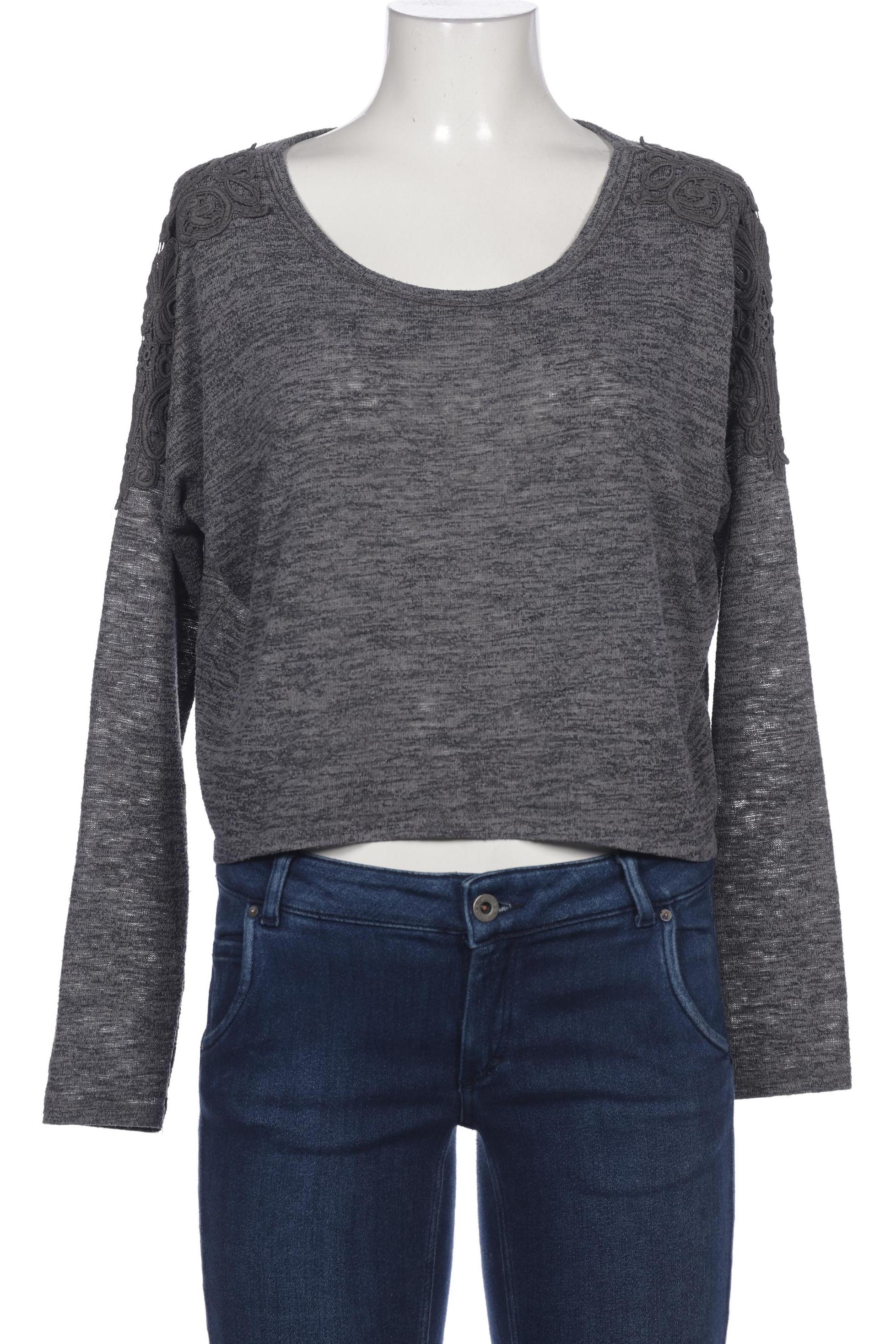 

Abercrombie & Fitch Damen Langarmshirt, grau