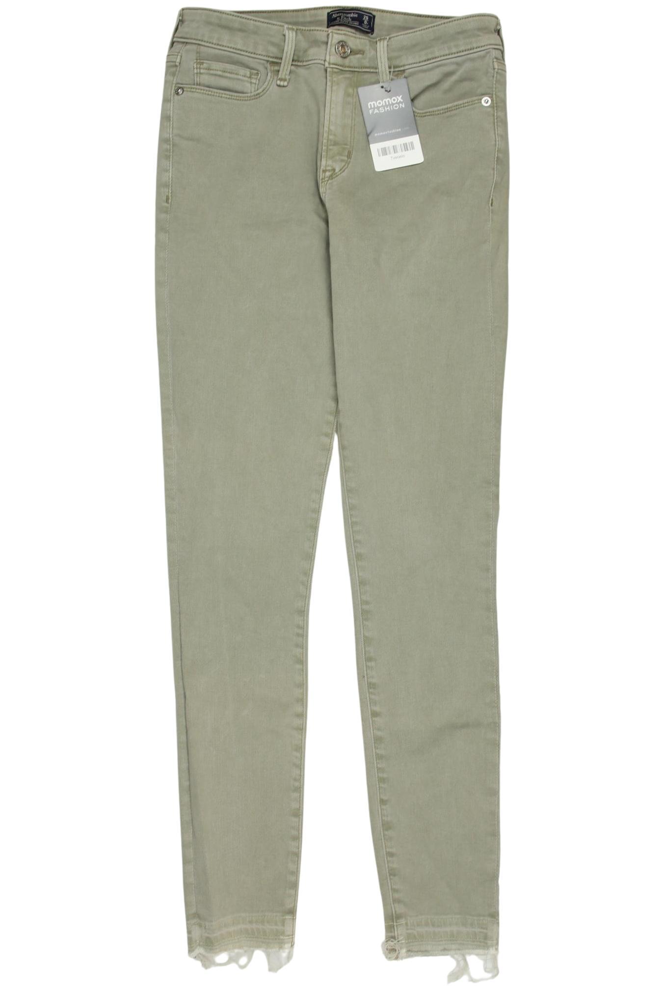 

Abercrombie & Fitch Damen Jeans, hellgrün, Gr. 25
