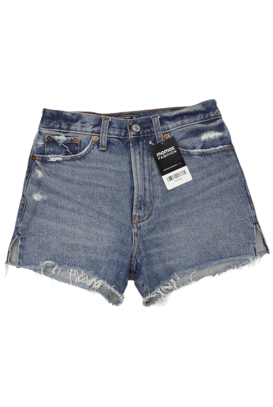 

Abercrombie & Fitch Damen Shorts, blau, Gr. 24