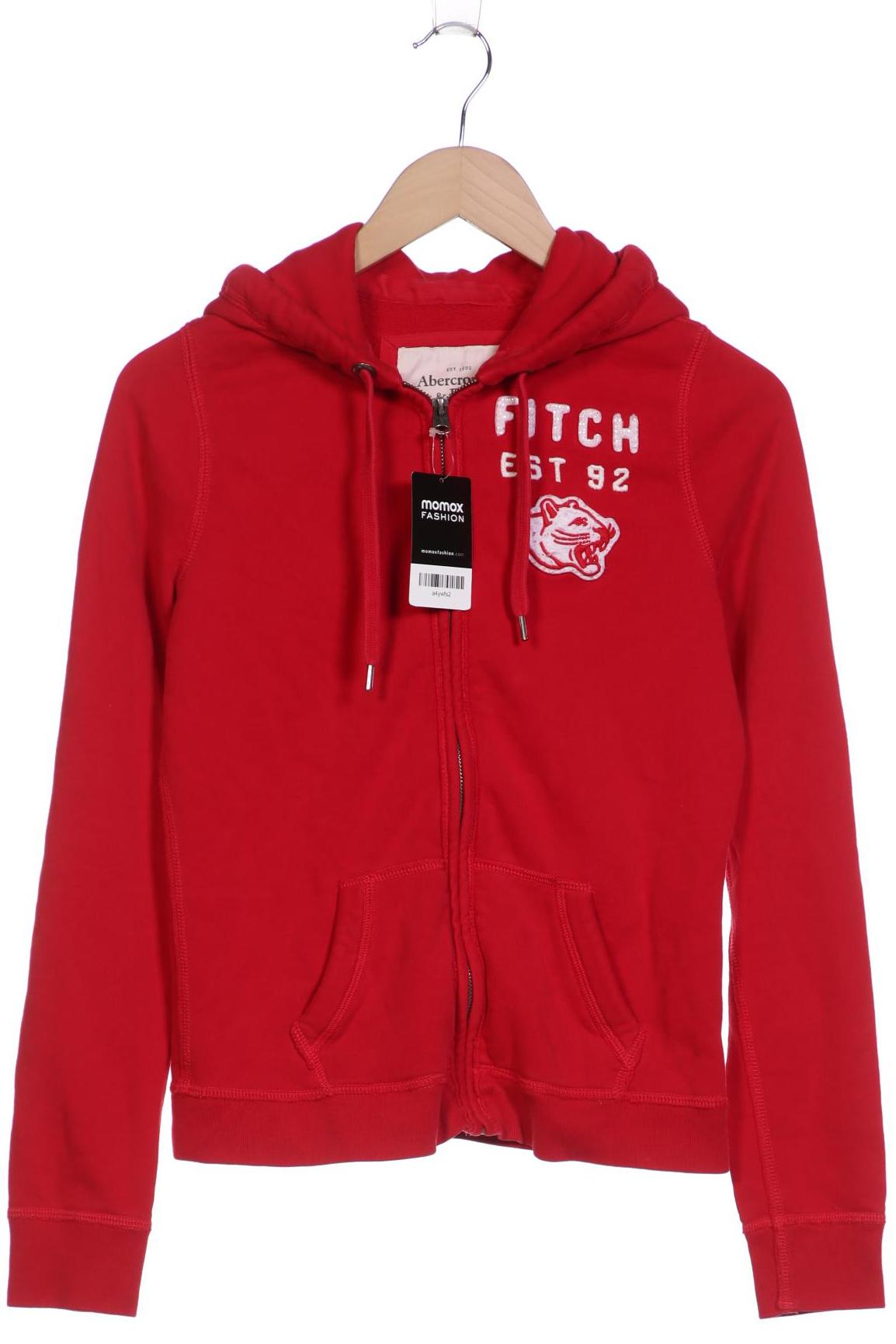 

Abercrombie & Fitch Damen Kapuzenpullover, rot, Gr. 38