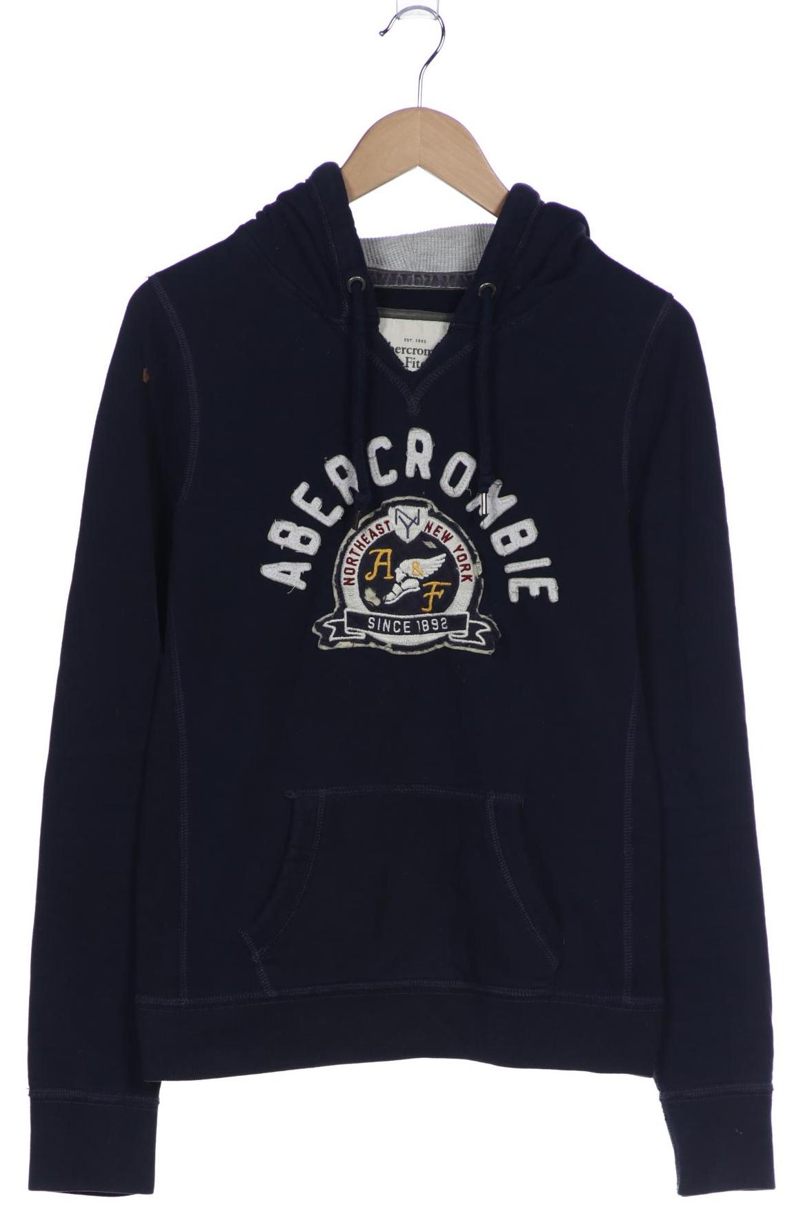 

Abercrombie & Fitch Damen Kapuzenpullover, marineblau, Gr. 42