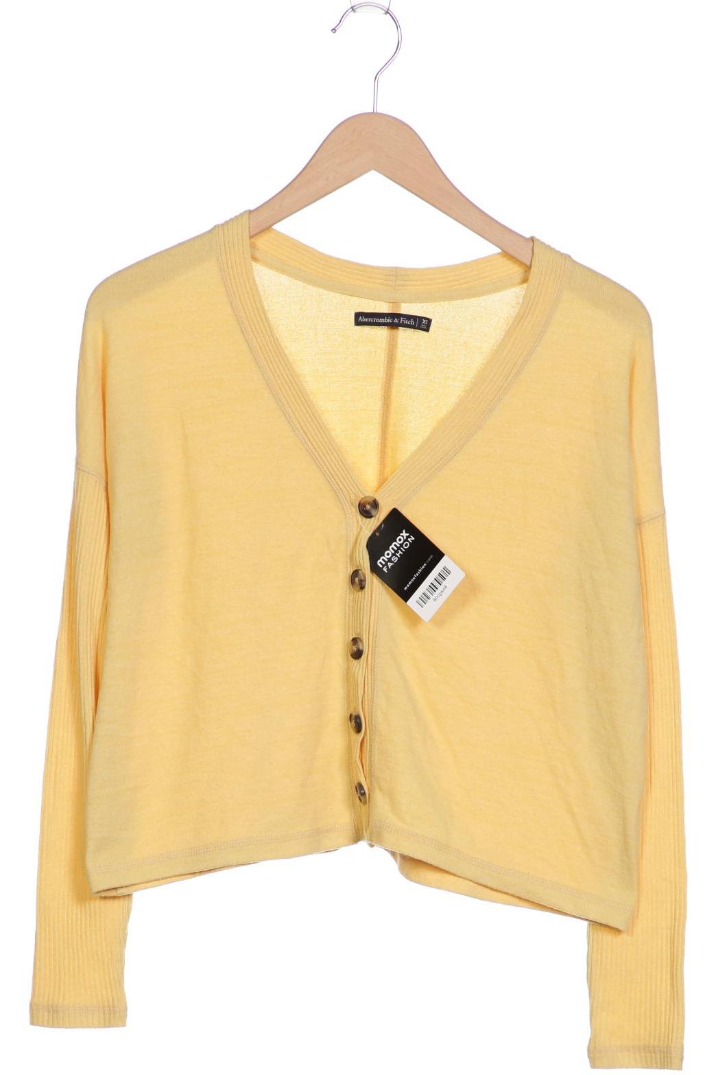 

Abercrombie & Fitch Damen Strickjacke, gelb