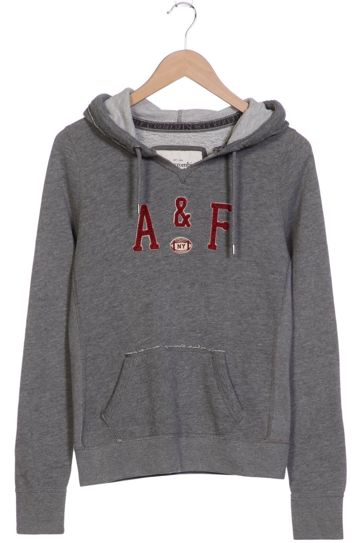 

Abercrombie & Fitch Damen Kapuzenpullover, grau, Gr. 38
