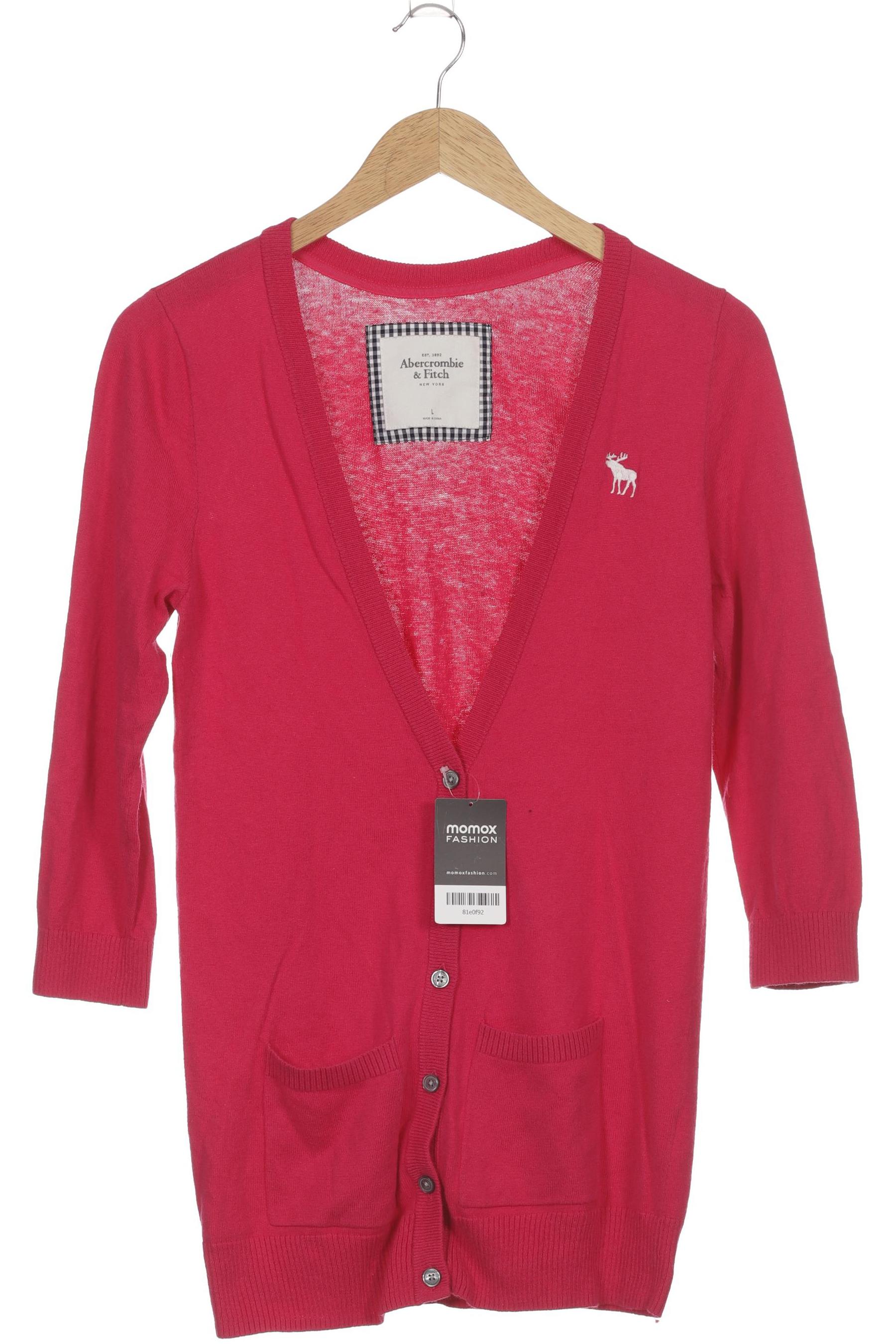 

Abercrombie & Fitch Damen Strickjacke, pink, Gr. 42
