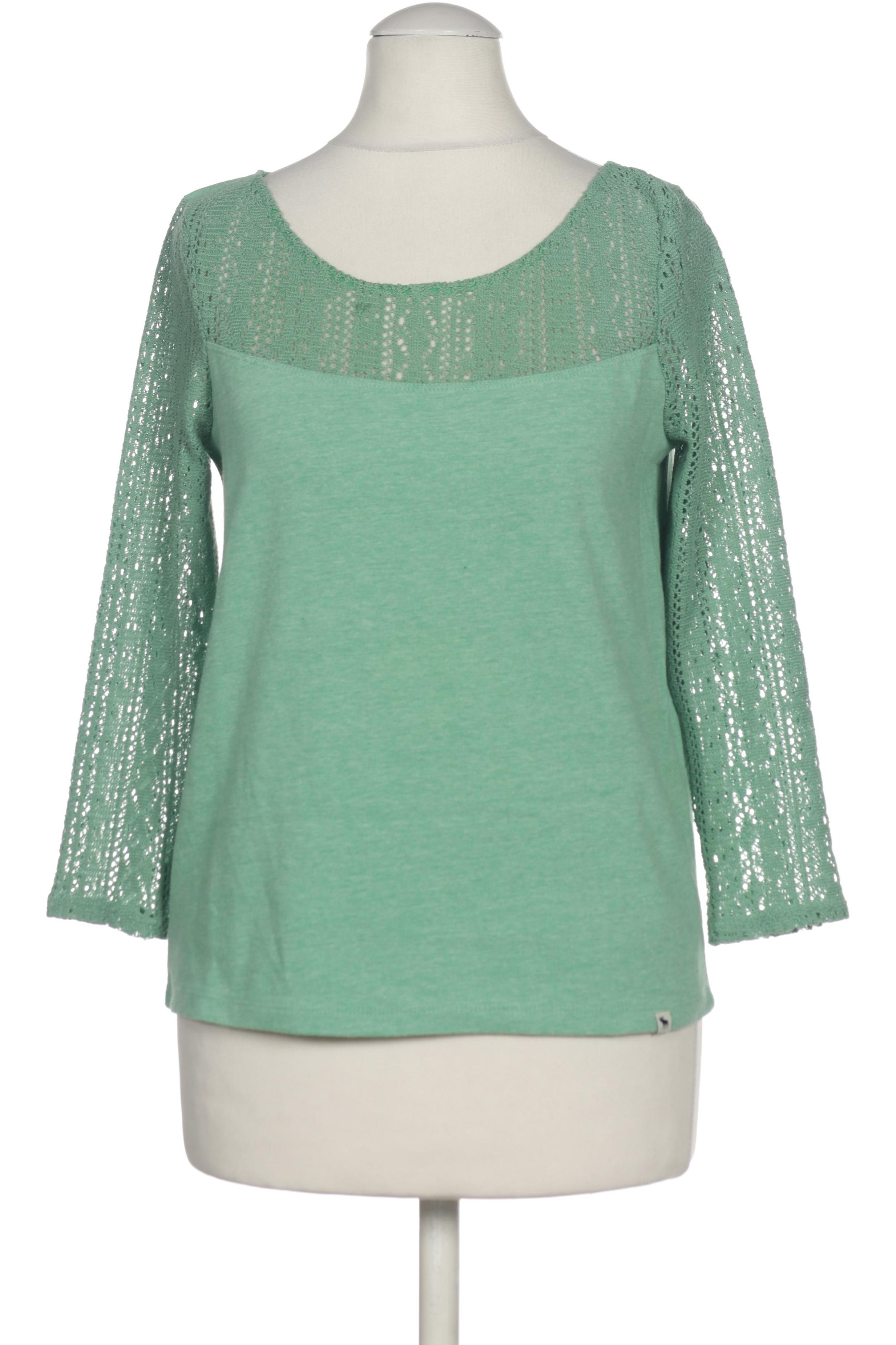 

Abercrombie & Fitch Damen Langarmshirt, grün, Gr. 34