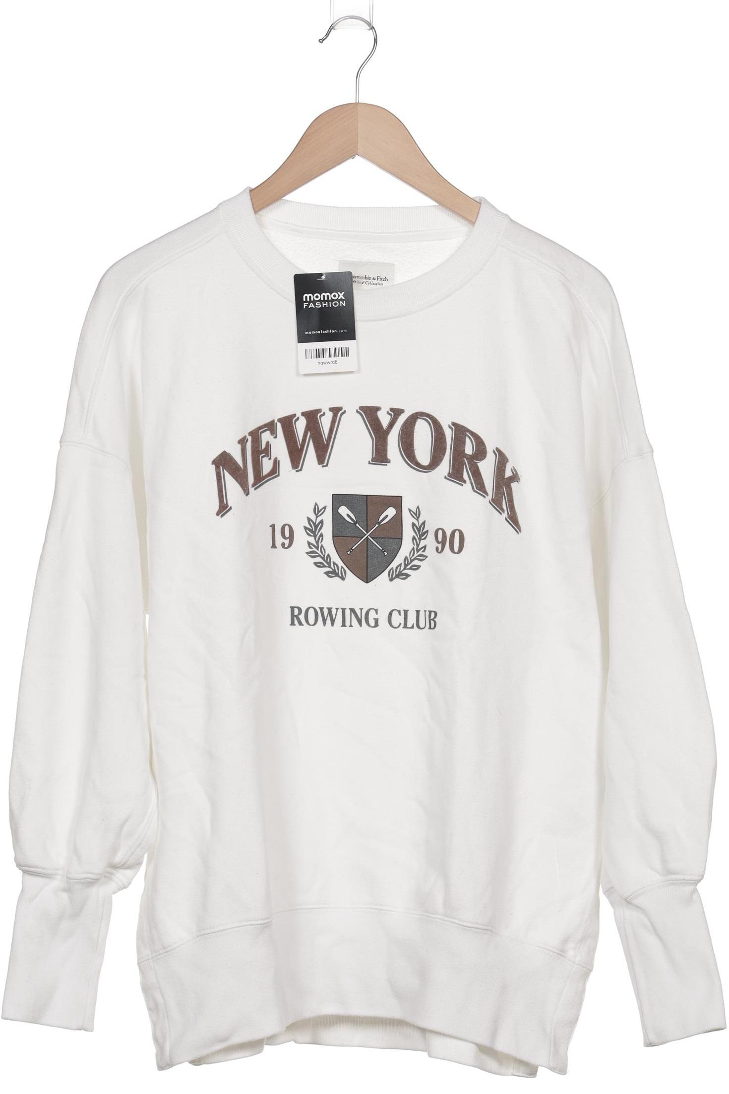 

Abercrombie & Fitch Damen Sweatshirt, weiß, Gr. 38