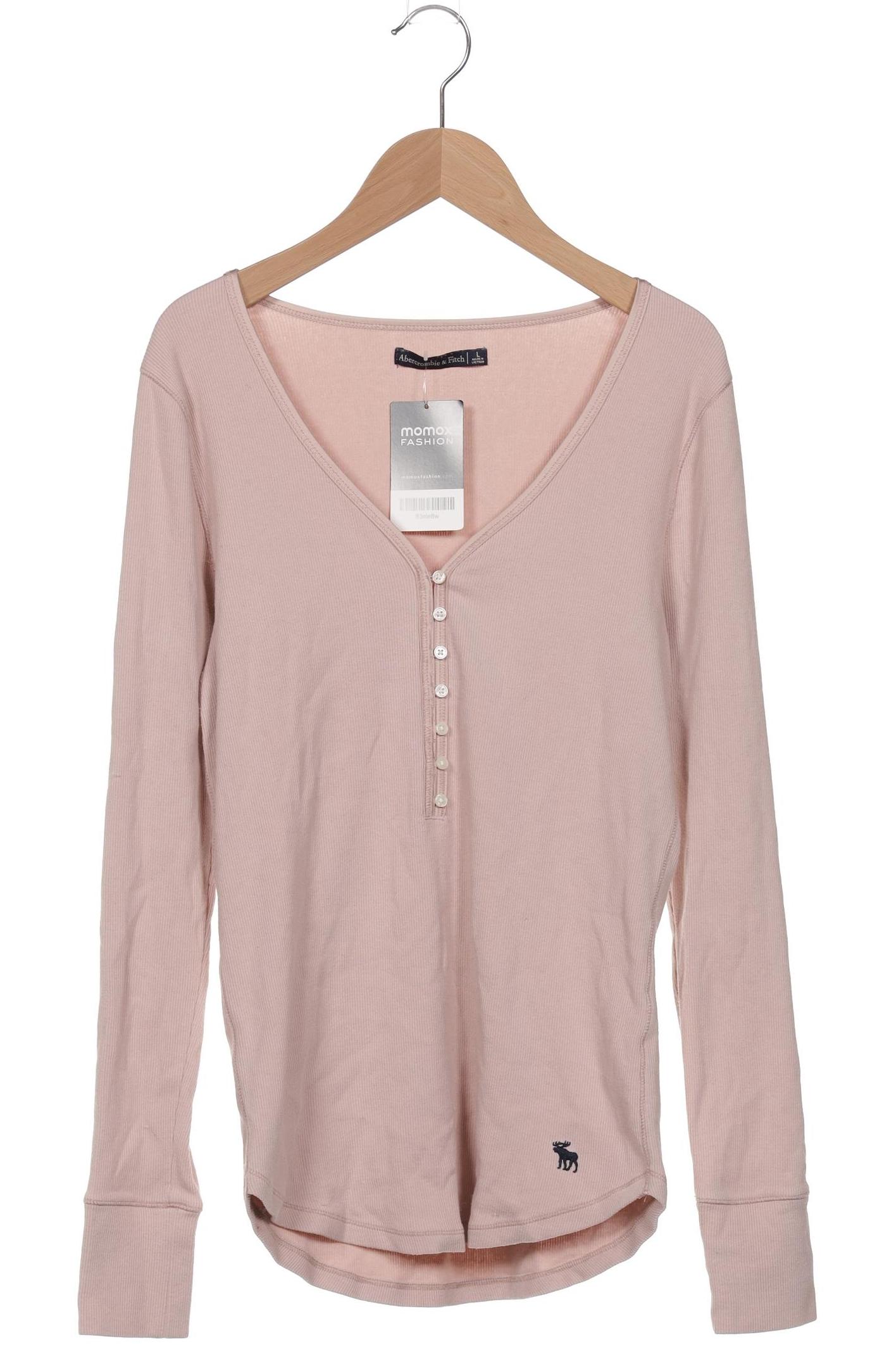 

Abercrombie & Fitch Damen Langarmshirt, pink, Gr. 42